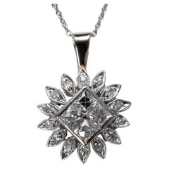 Antique French Cut Diamond Pendant