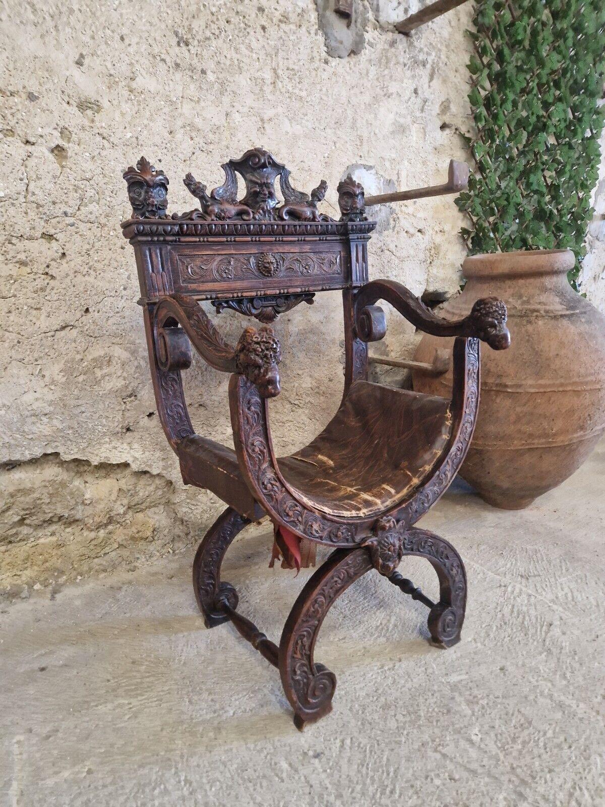 18th Century Antique French Dagobert Armchair French 19th Century For Sale