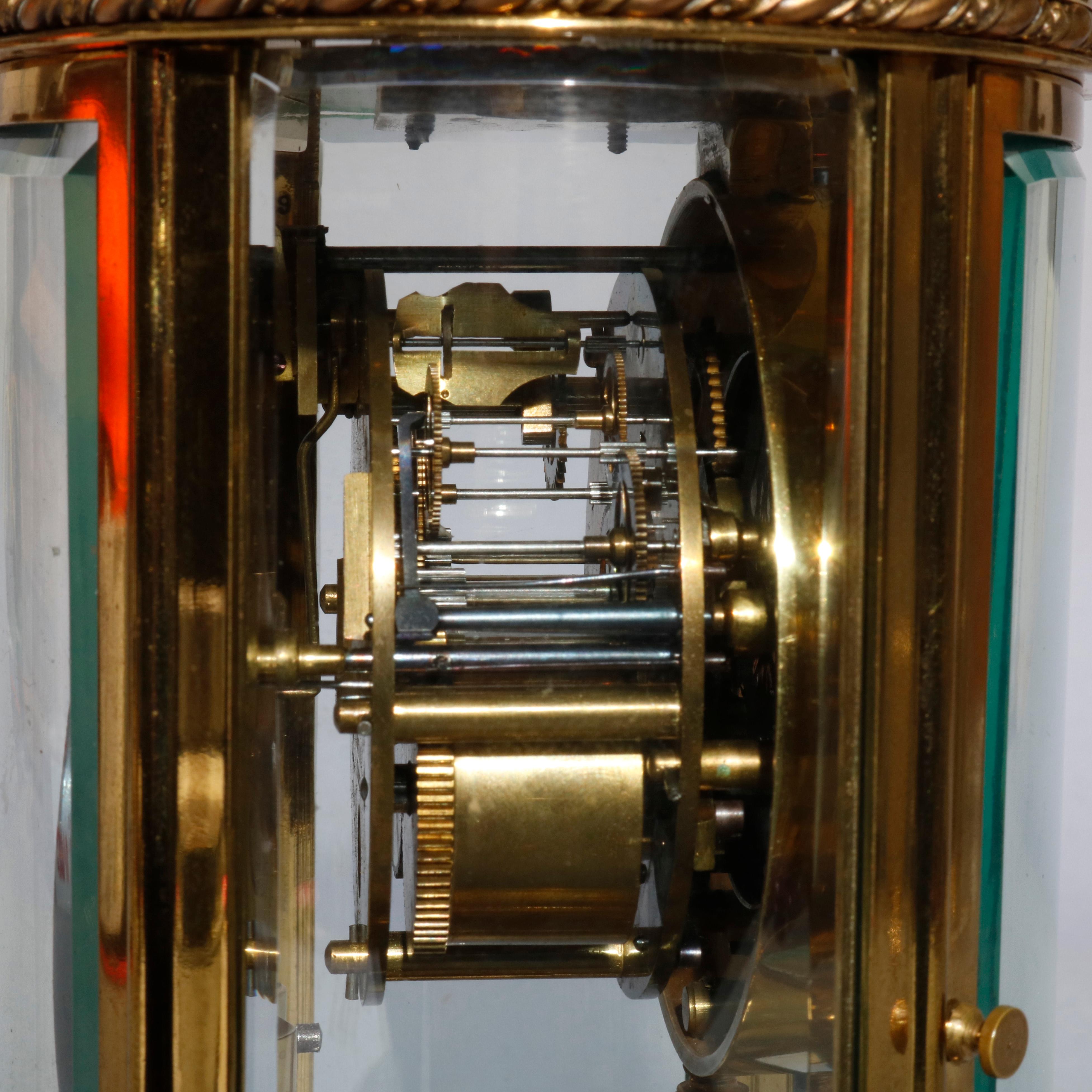 French D'Argent for Bailey, Banks and Biddle Crystal Regulator Clock, circa 1900 1