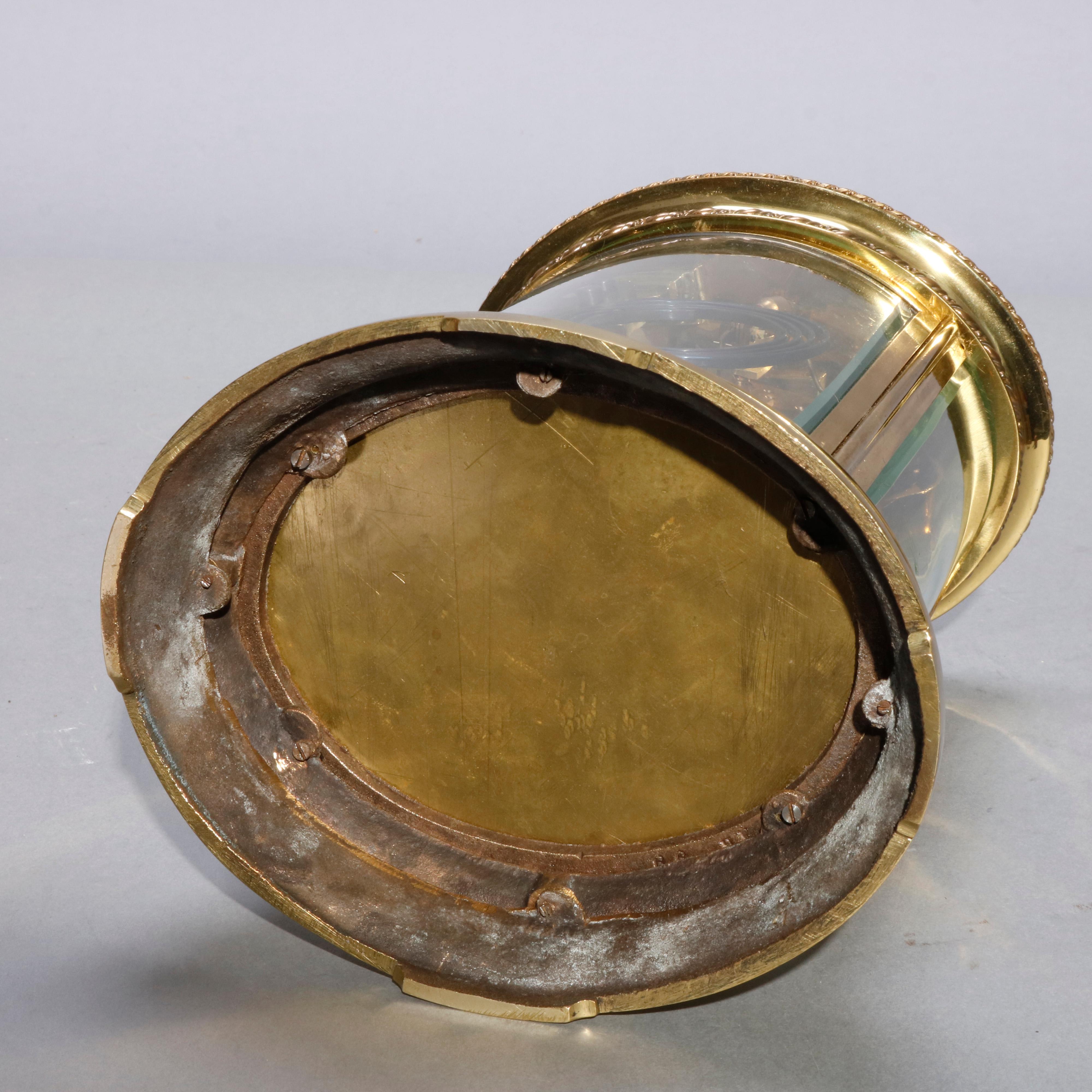 French D'Argent for Bailey, Banks and Biddle Crystal Regulator Clock, circa 1900 2