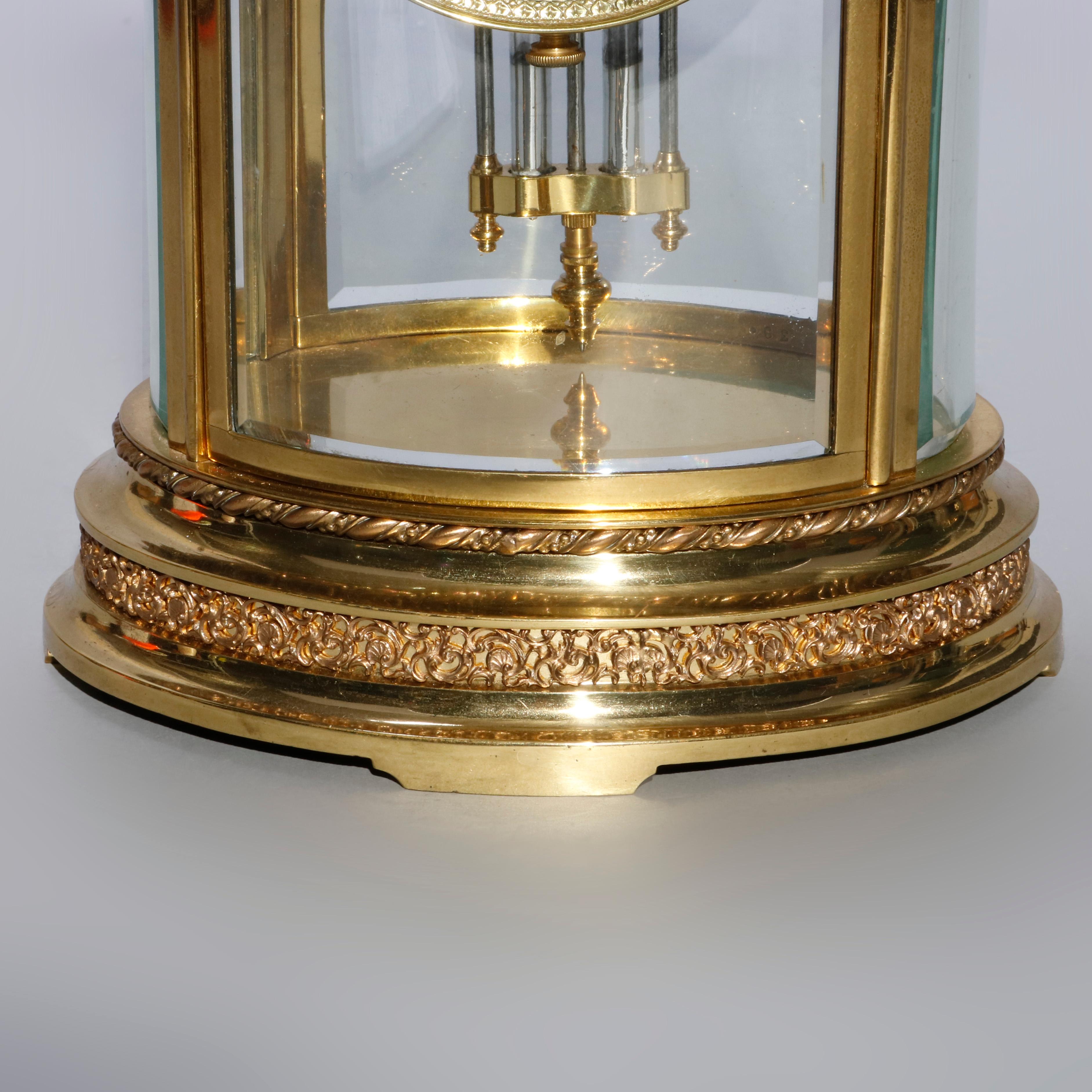 20th Century French D'Argent for Bailey, Banks and Biddle Crystal Regulator Clock, circa 1900