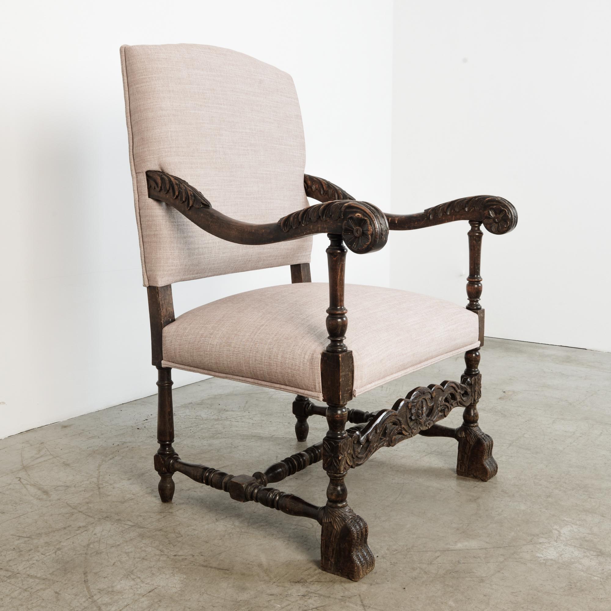 Early 20th Century Antique French Decorative Armchair