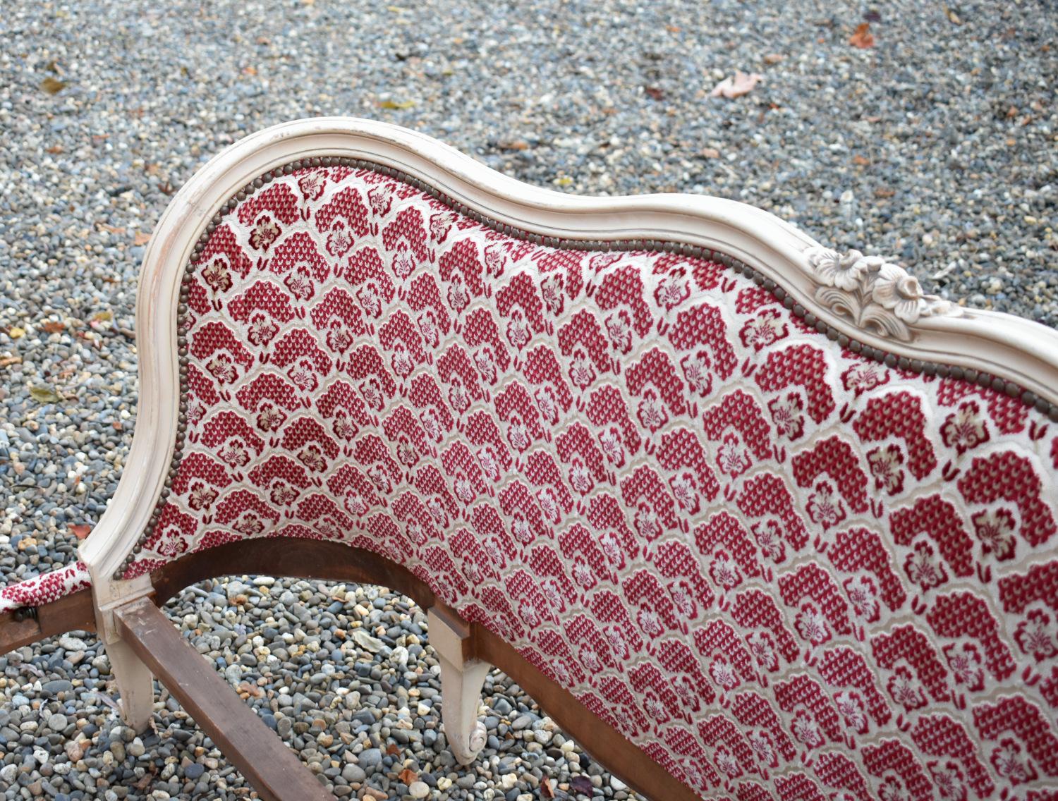 Antique French Demi-Corbeille Bed Louis XV Style 9
