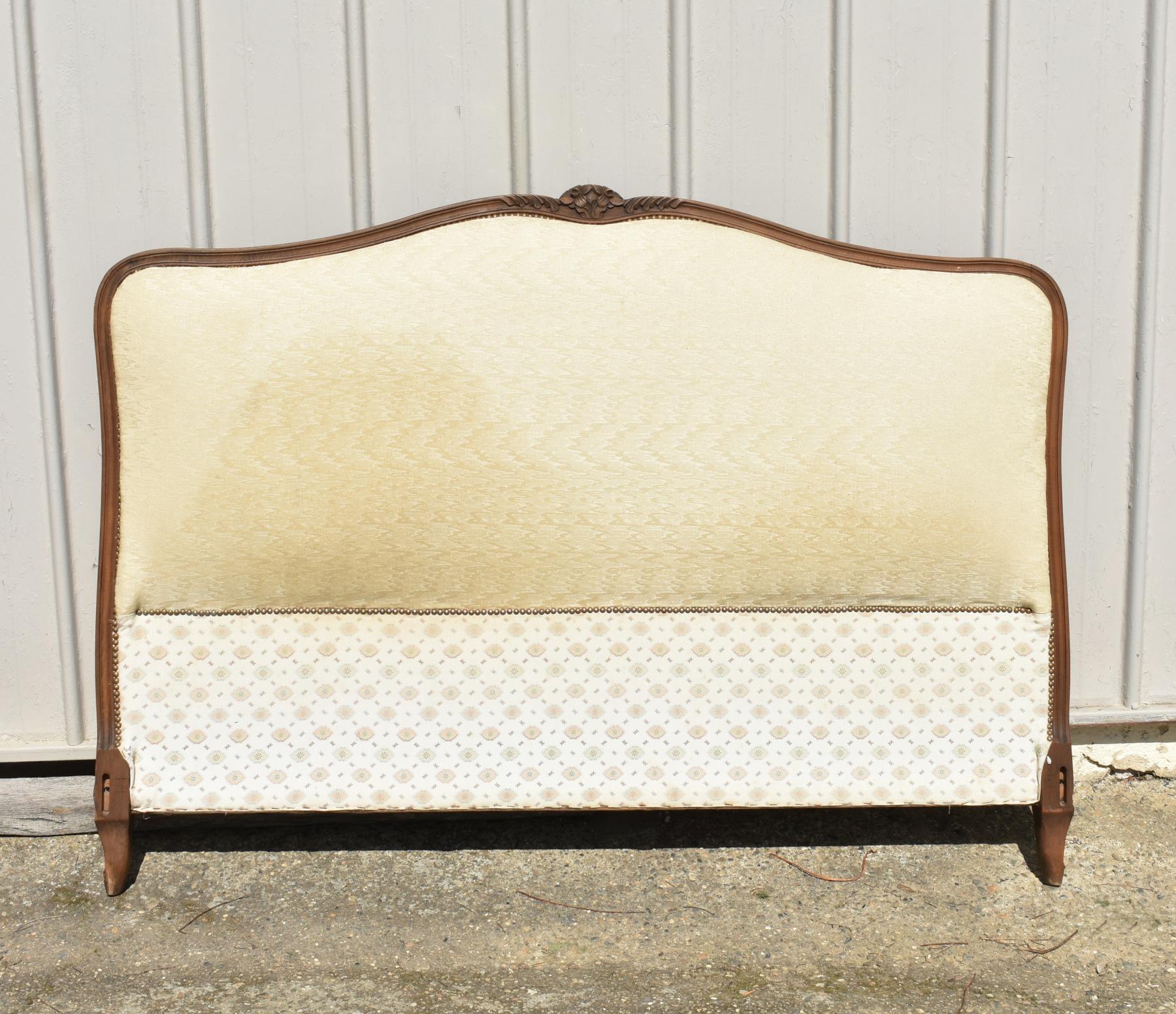 Antique French Demi Corbeille Bed Louis XV Style 8