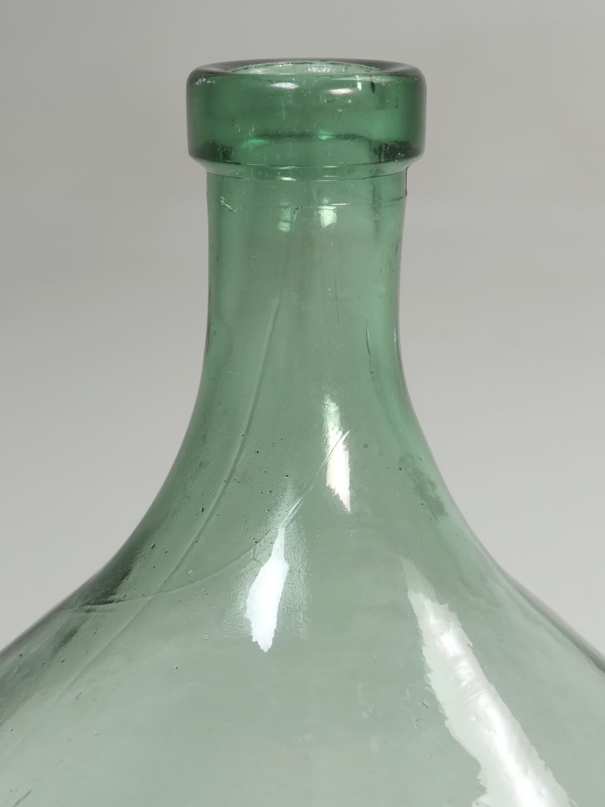 Glass Antique French Demijohn
