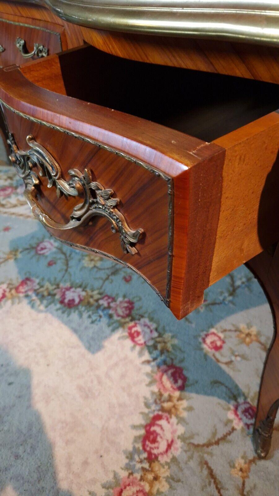 Antique French Desk Louis XV Writing Desk Rococo Style For Sale at ...
