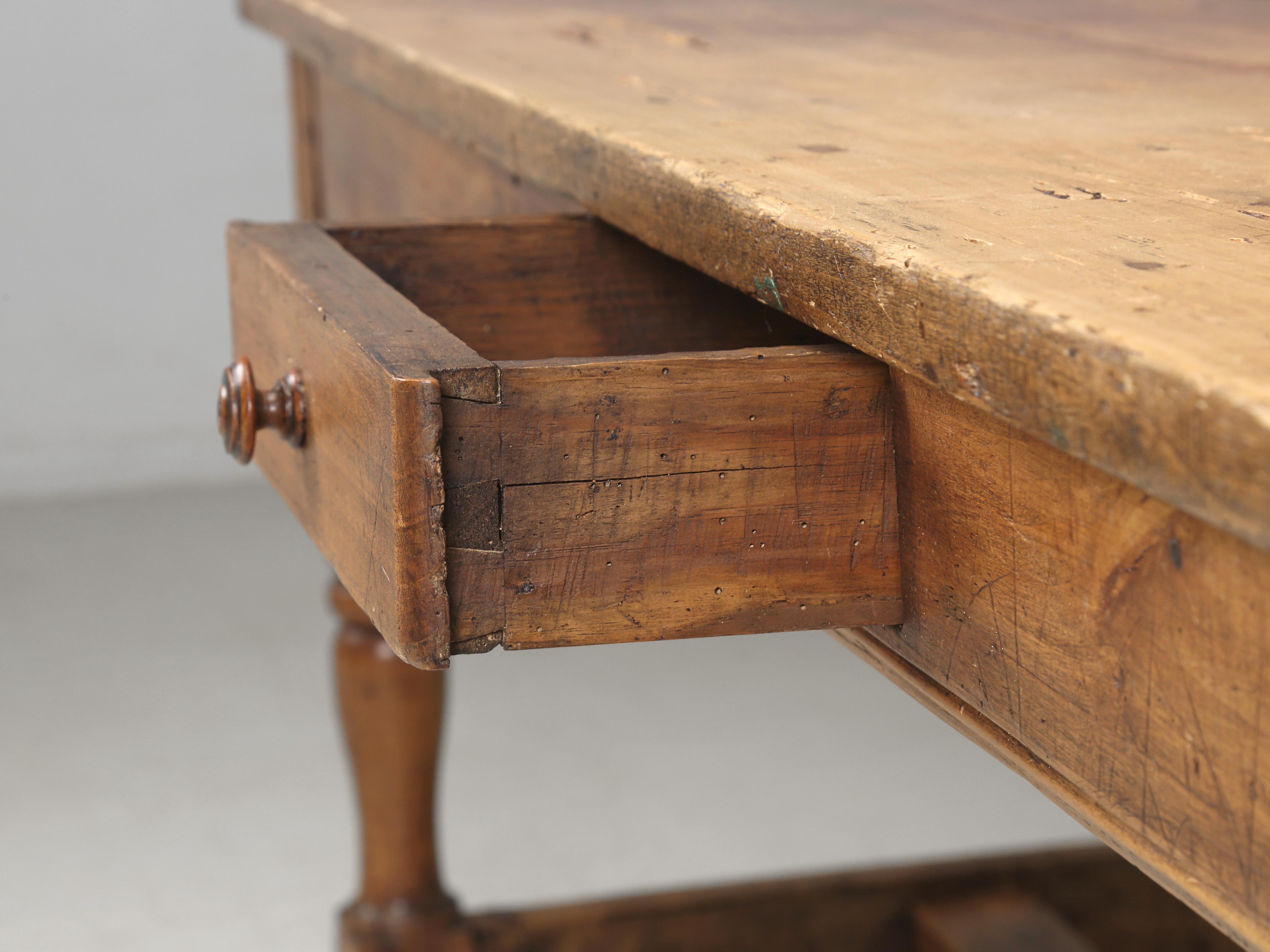 Antique French Desk or Dining Table Collection of Noted Interior Designer c1800s For Sale 5