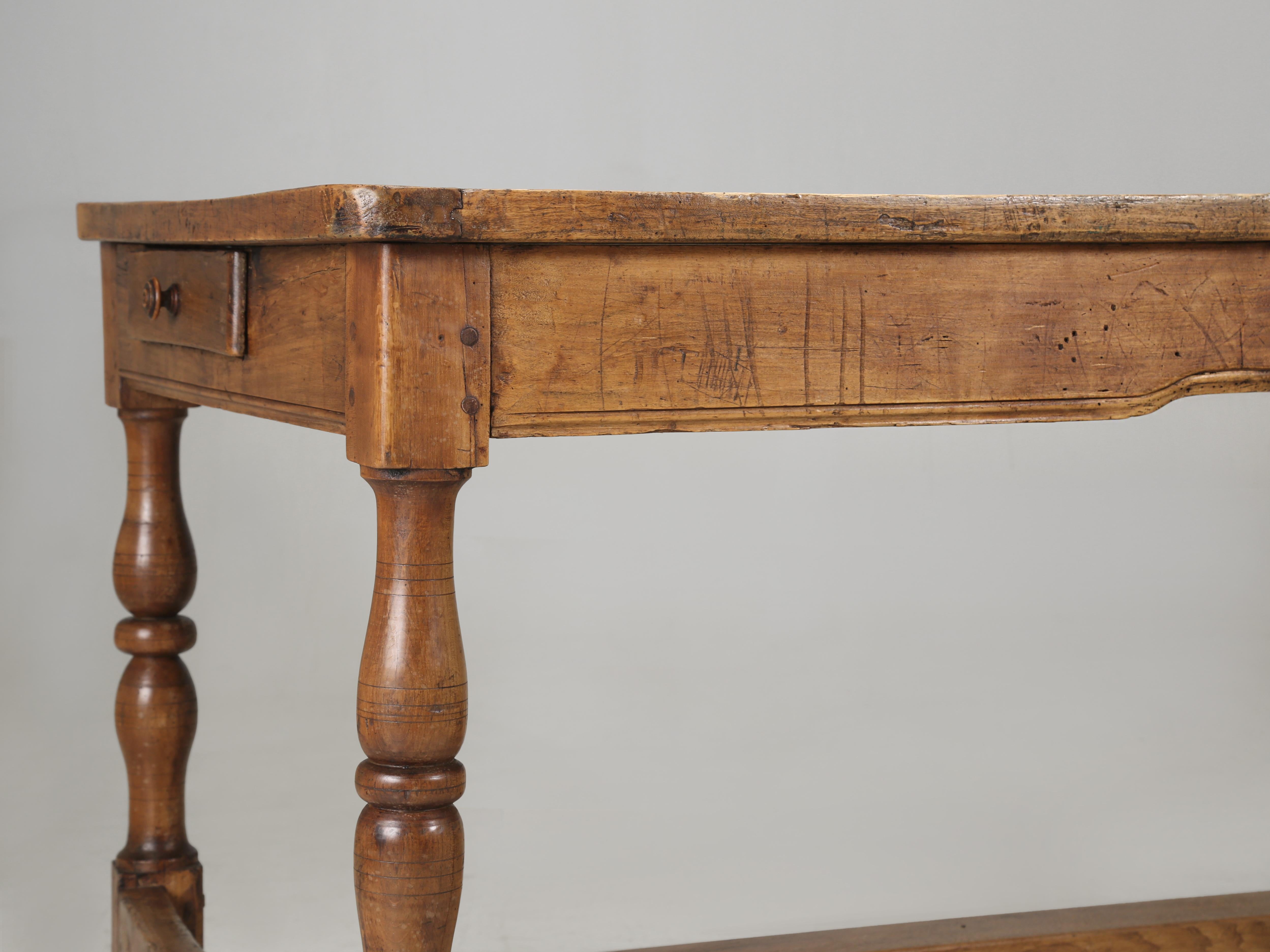 Antique French Desk or Dining Table Collection of Noted Interior Designer c1800s For Sale 6