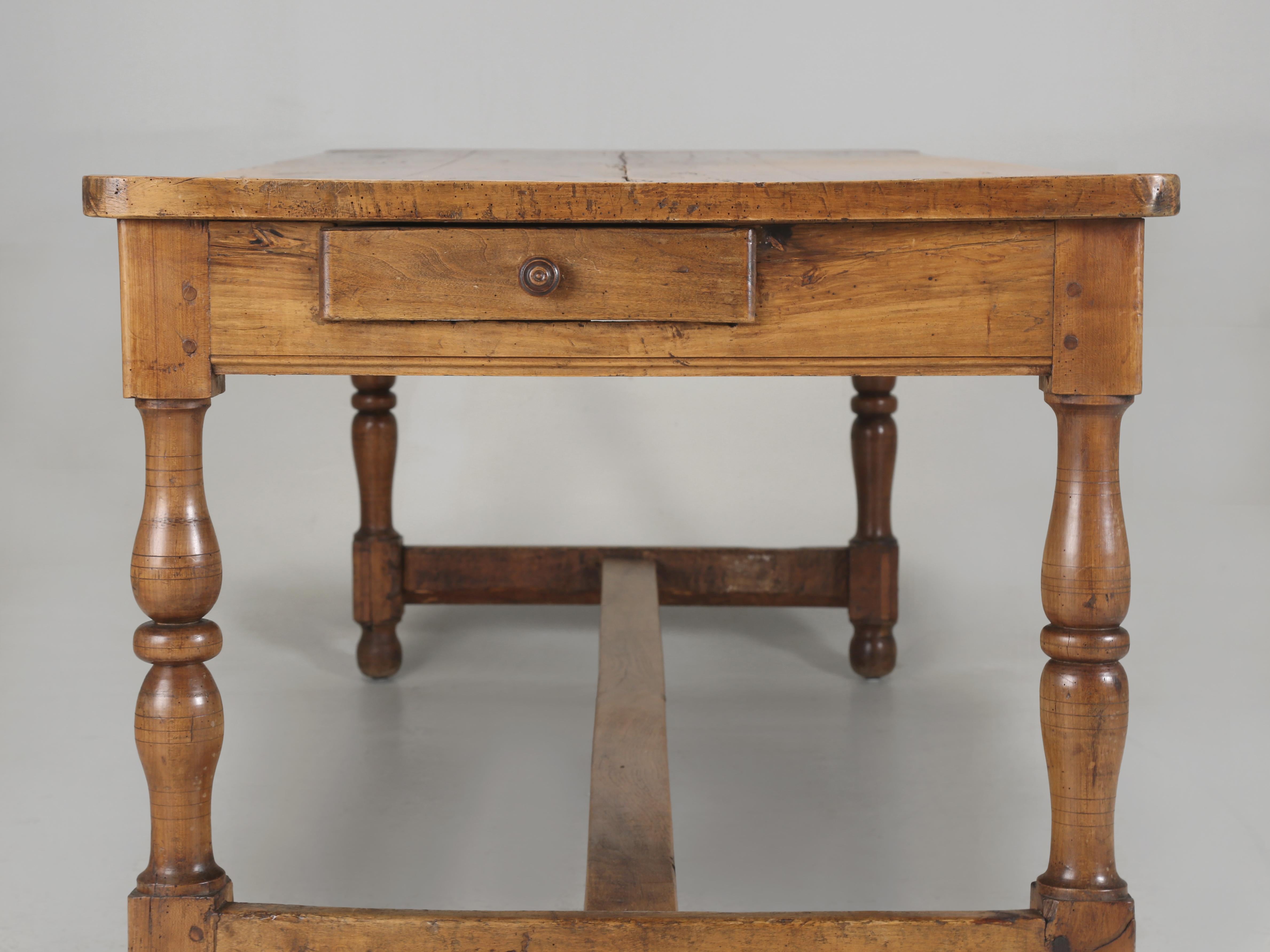 Antique French Desk or Dining Table Collection of Noted Interior Designer c1800s For Sale 8