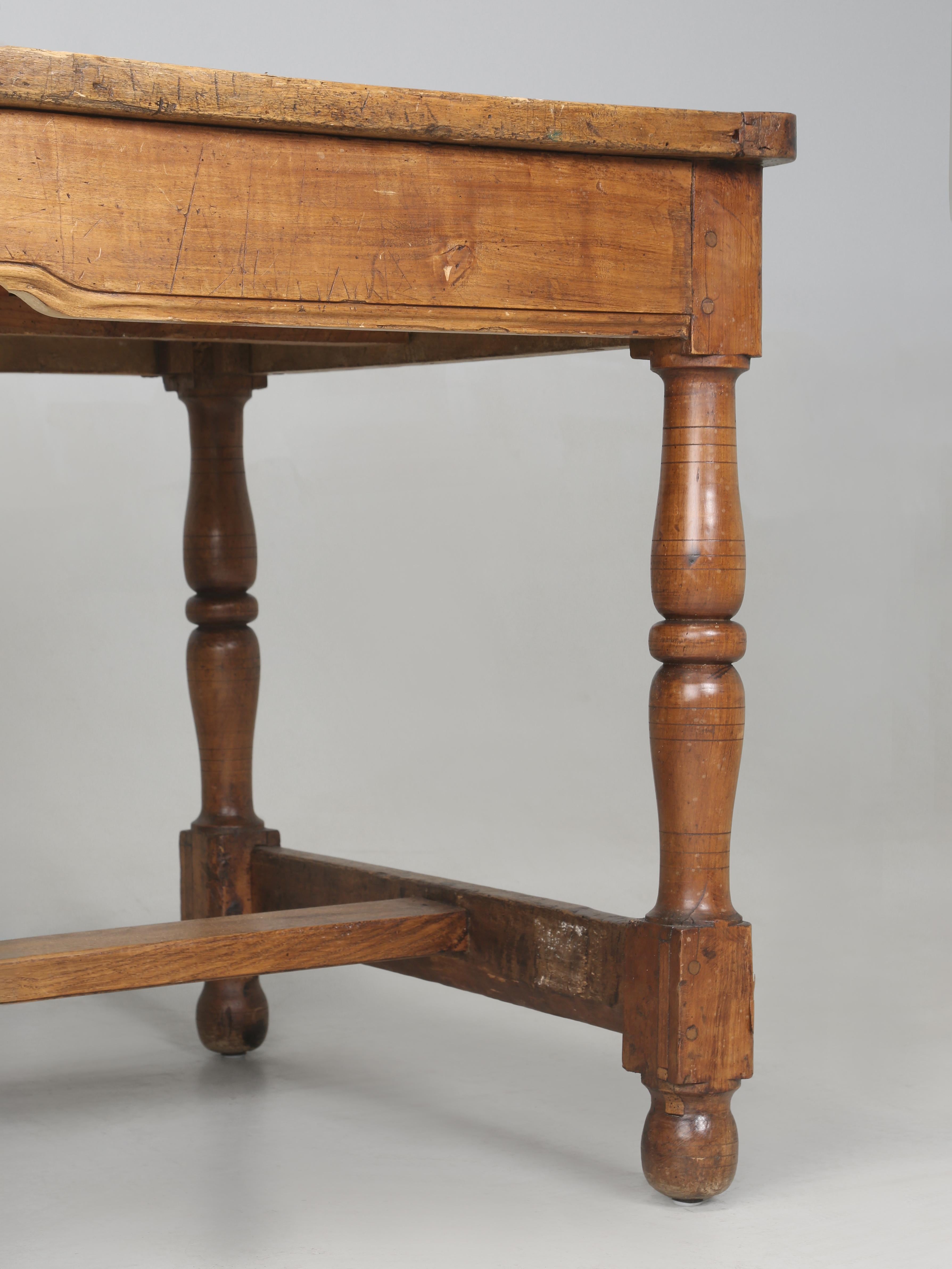 Antique French Desk or Dining Table Collection of Noted Interior Designer c1800s For Sale 10