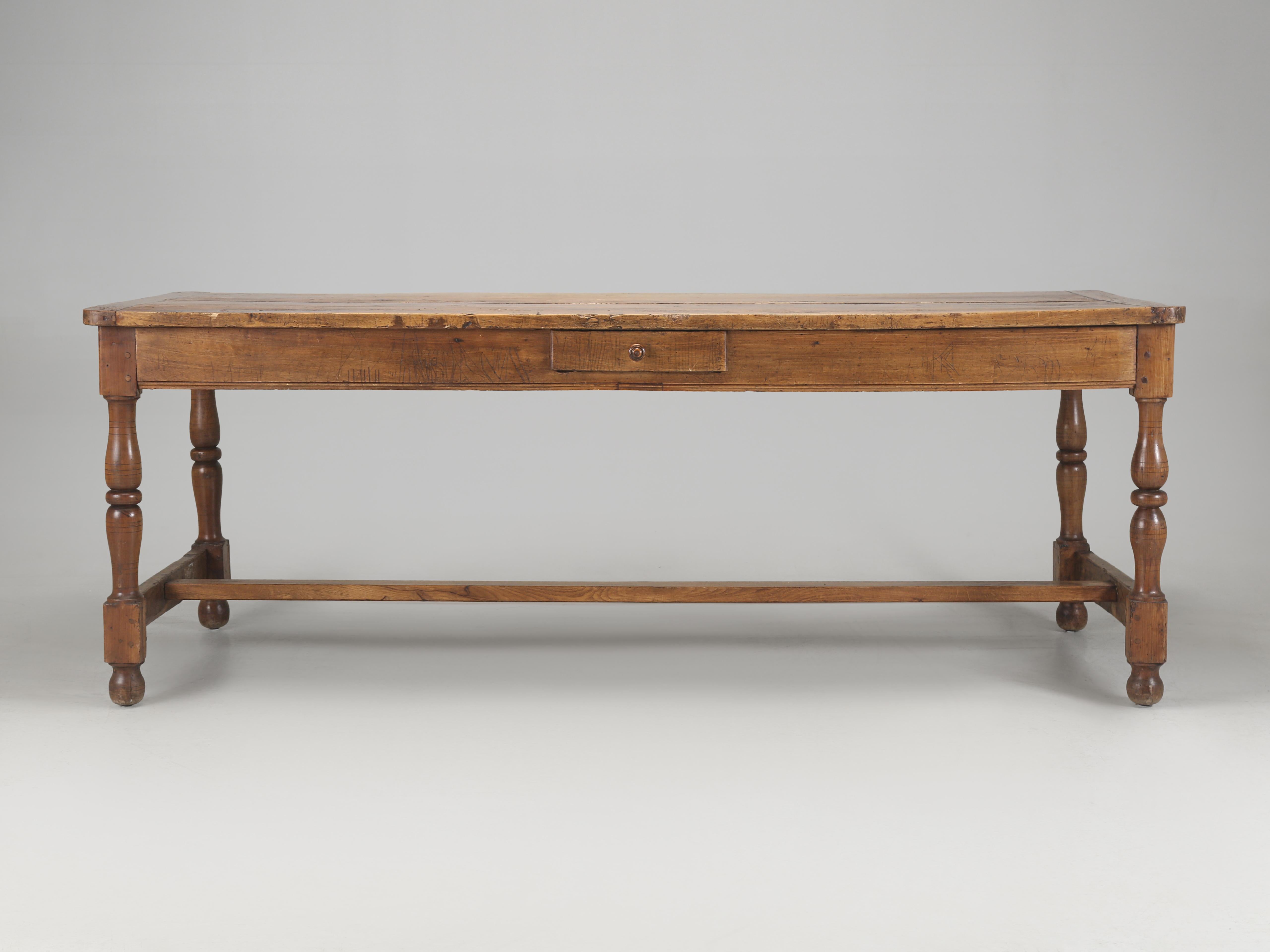 Antique French Desk or Dining Table Collection of Noted Interior Designer c1800s In Good Condition For Sale In Chicago, IL