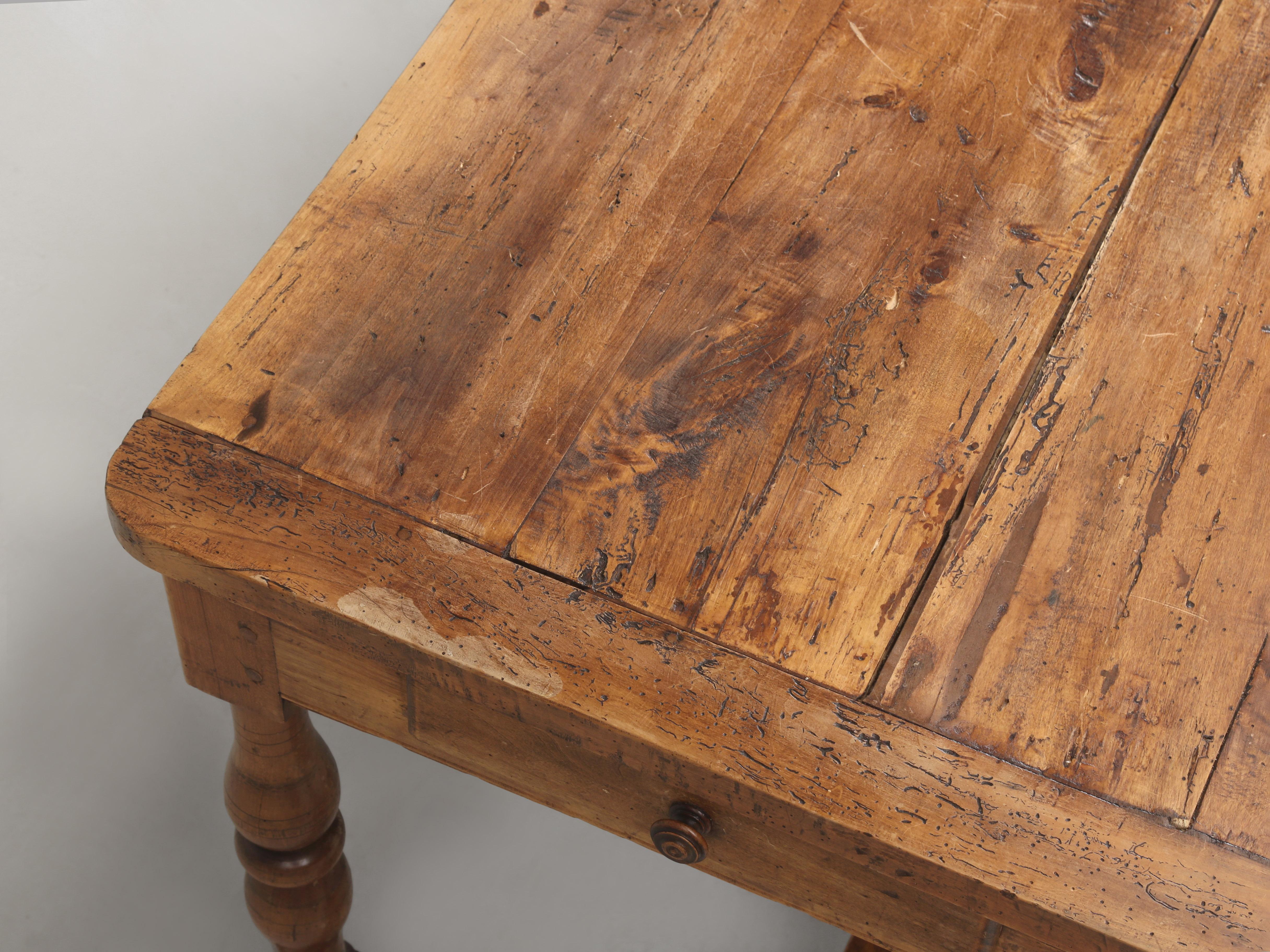 Antique French Desk or Dining Table Collection of Noted Interior Designer c1800s For Sale 2