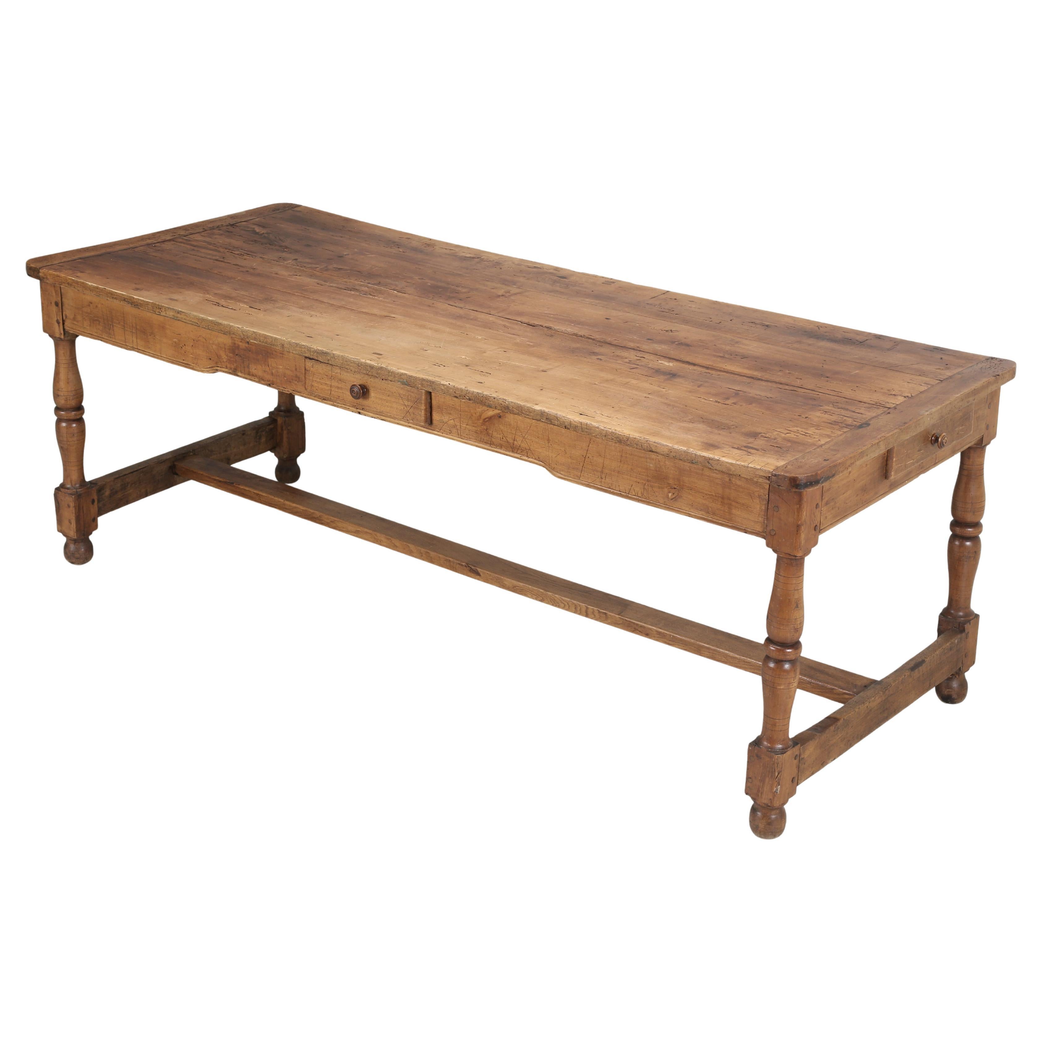 Antique French Desk or Dining Table Collection of Noted Interior Designer c1800s For Sale