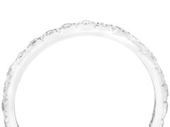 Antique French Diamond and White Gold Full Eternity Ring, Circa 1920