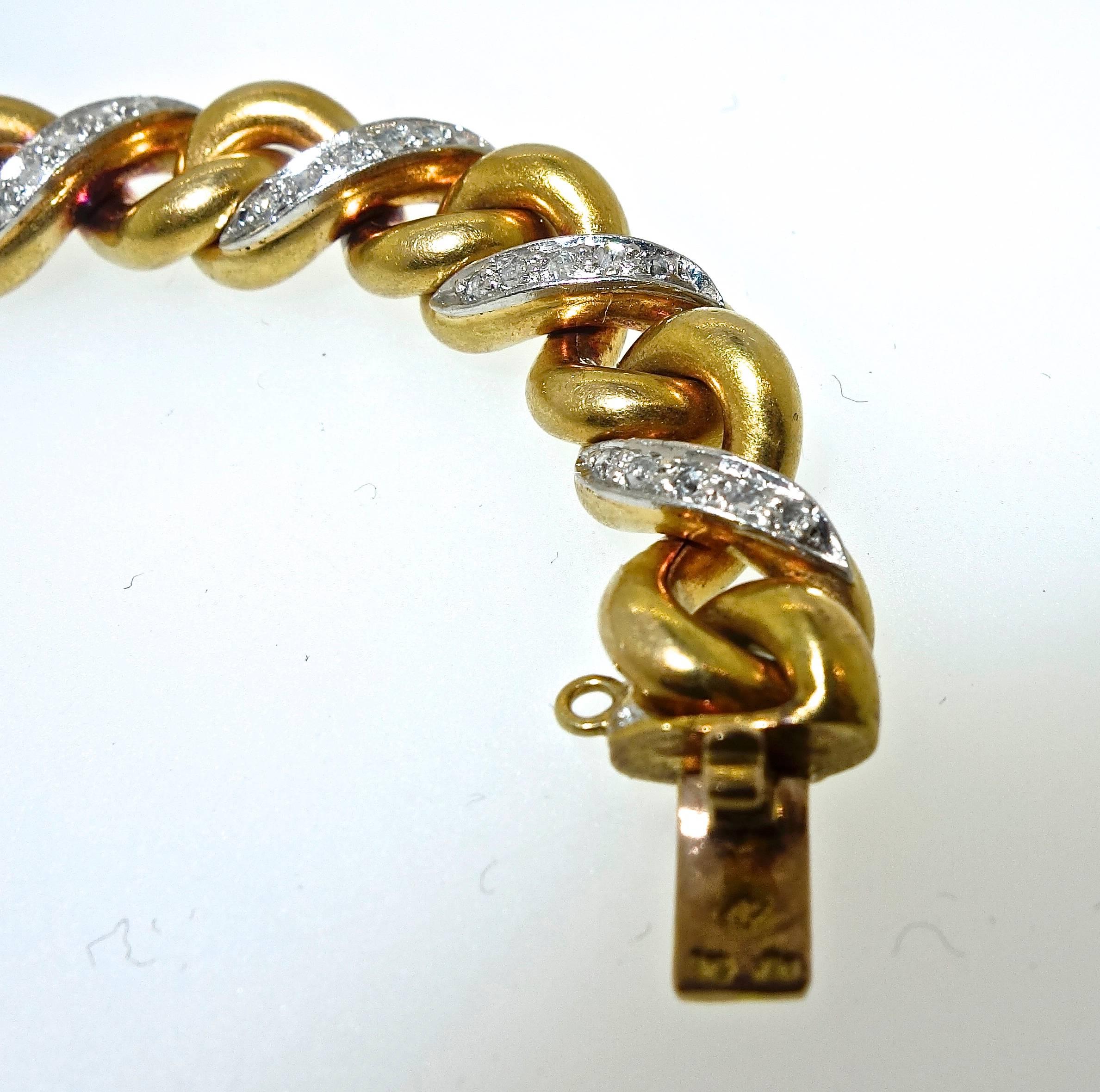 Antique French Diamond Bracelet, circa 1895 2