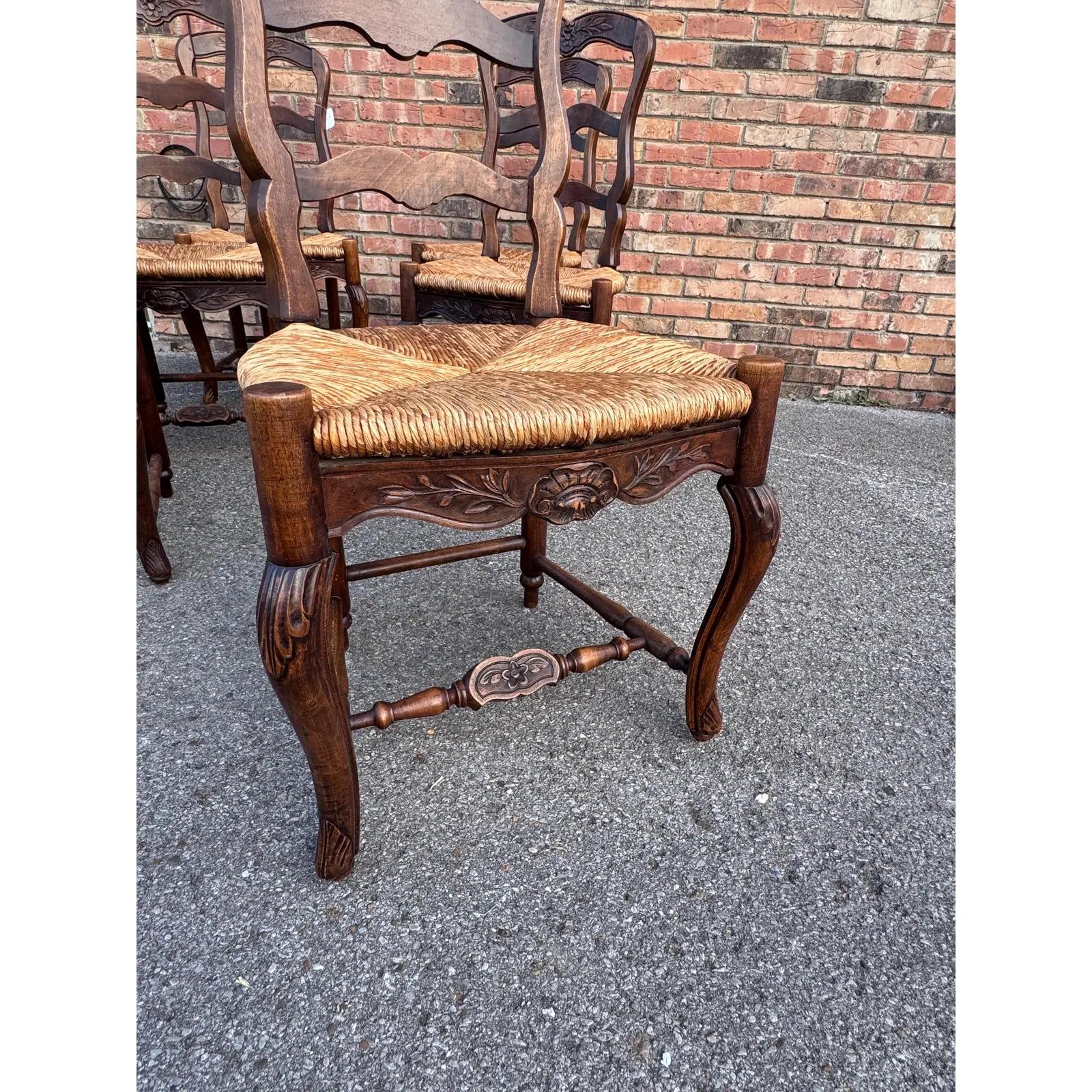 Antique French Esszimmerstühle im Angebot 2