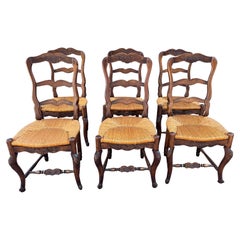 Sedie da pranzo Antique French