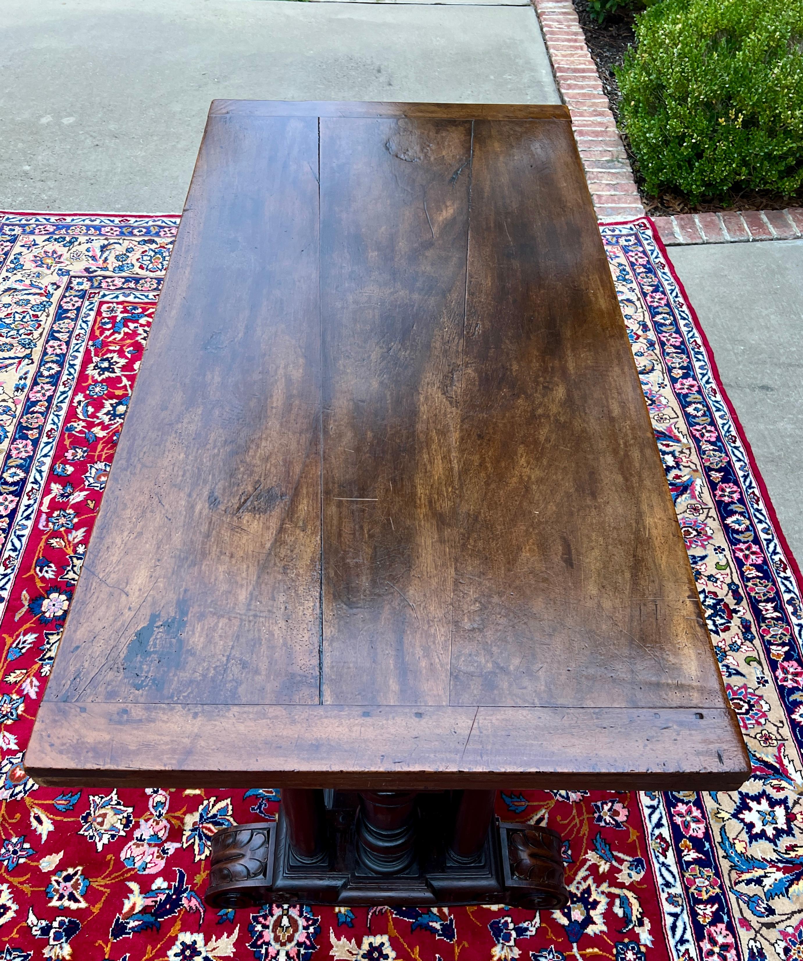 Antique French Dining Table Draw Leaf Altar Table Carved Oak SUPERB Mid-19th C For Sale 4
