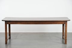 Antique French dining table for 4 to 6 people from the late 18th century
