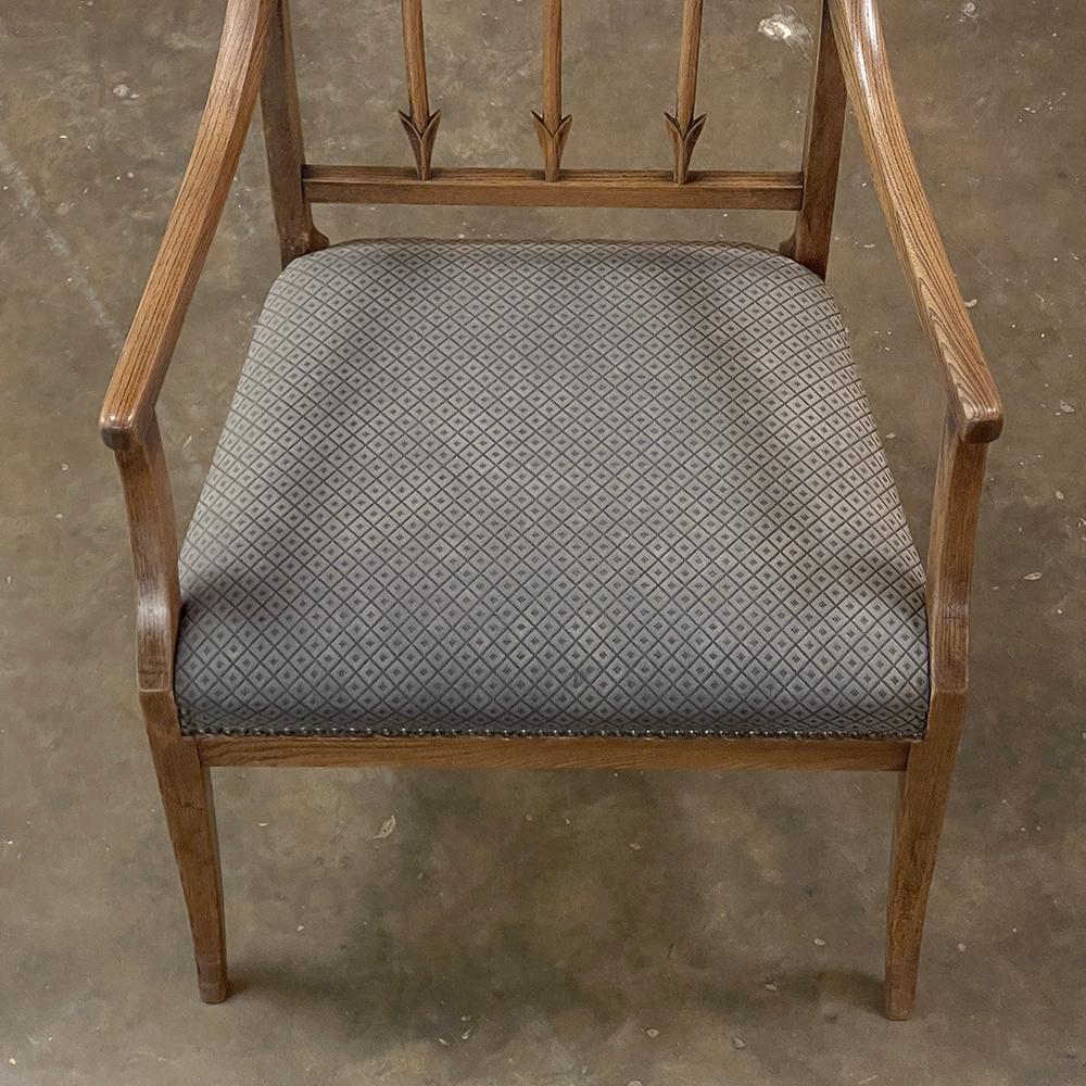 Antique French Directoire Armchair For Sale 4