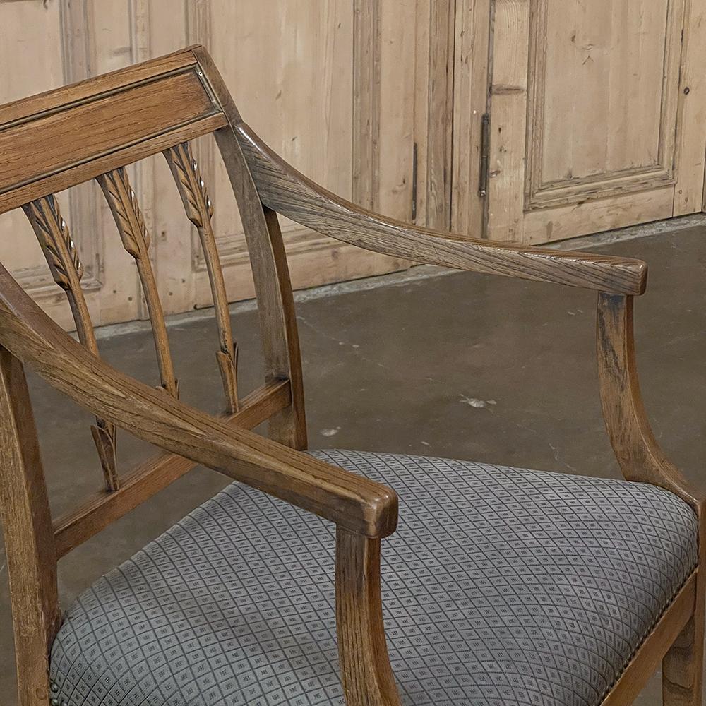 Antique French Directoire Armchair For Sale 8