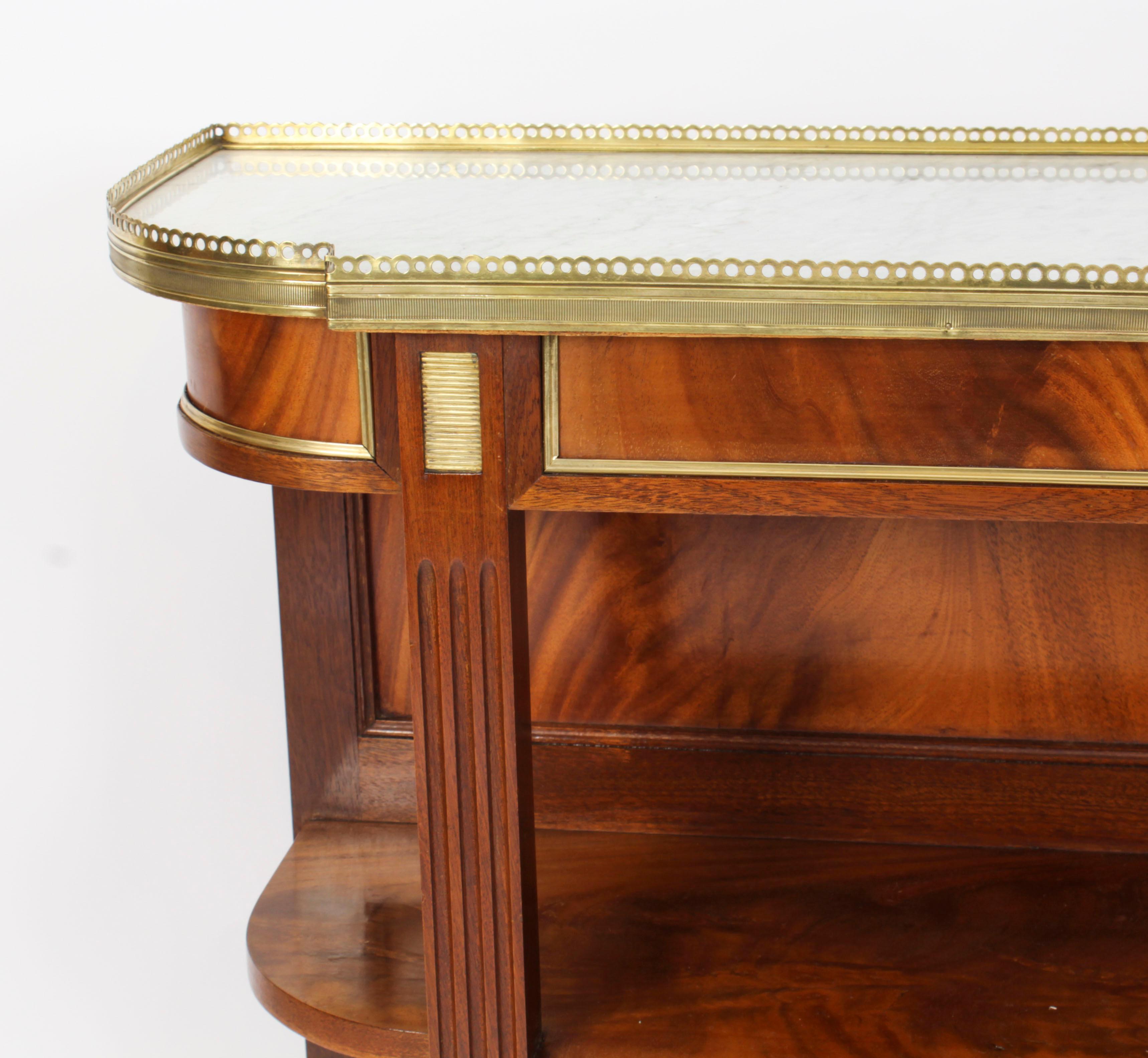 Antique French Directoire Buffet Sideboard Serving Table, 19th C For Sale 5