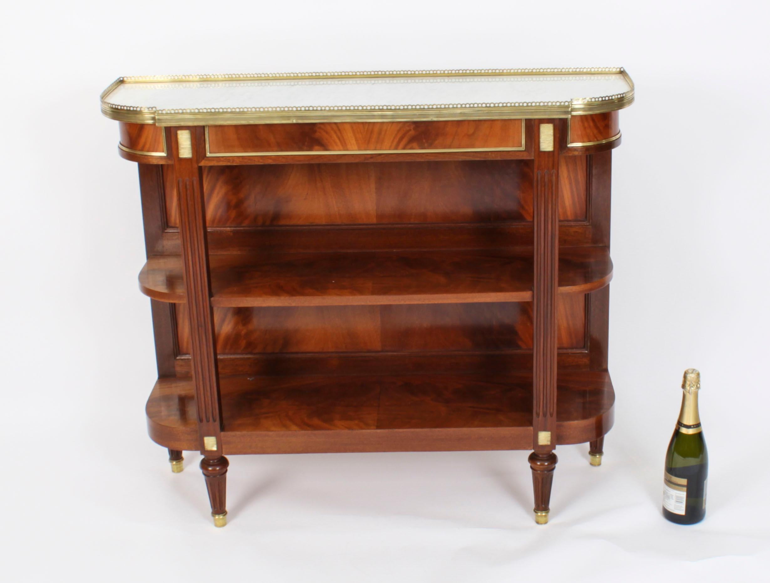 Antique French Directoire Buffet Sideboard Serving Table, 19th C For Sale 11