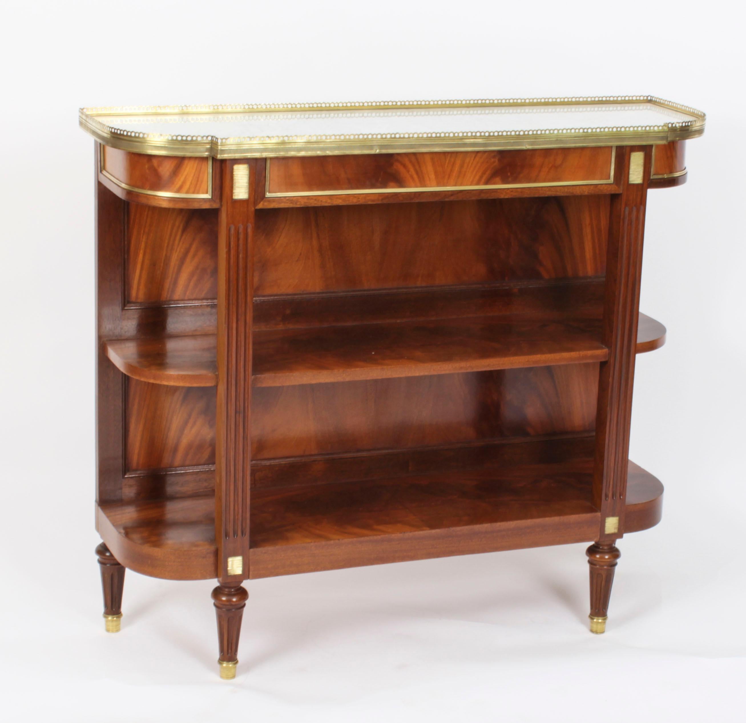 Antique French Directoire Buffet Sideboard Serving Table, 19th C For Sale 12