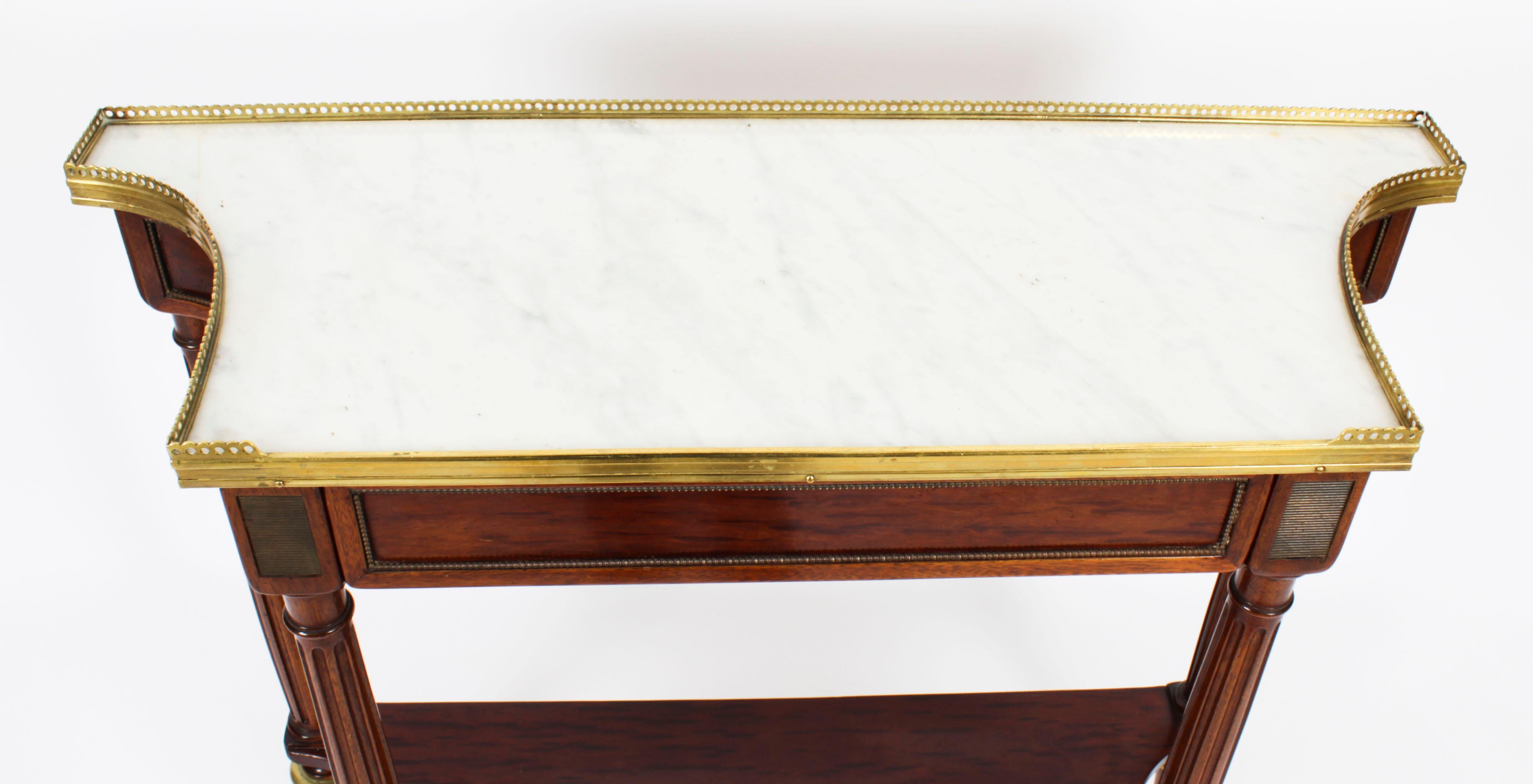 Antique French Directoire Console Side Table 19th Century In Good Condition For Sale In London, GB
