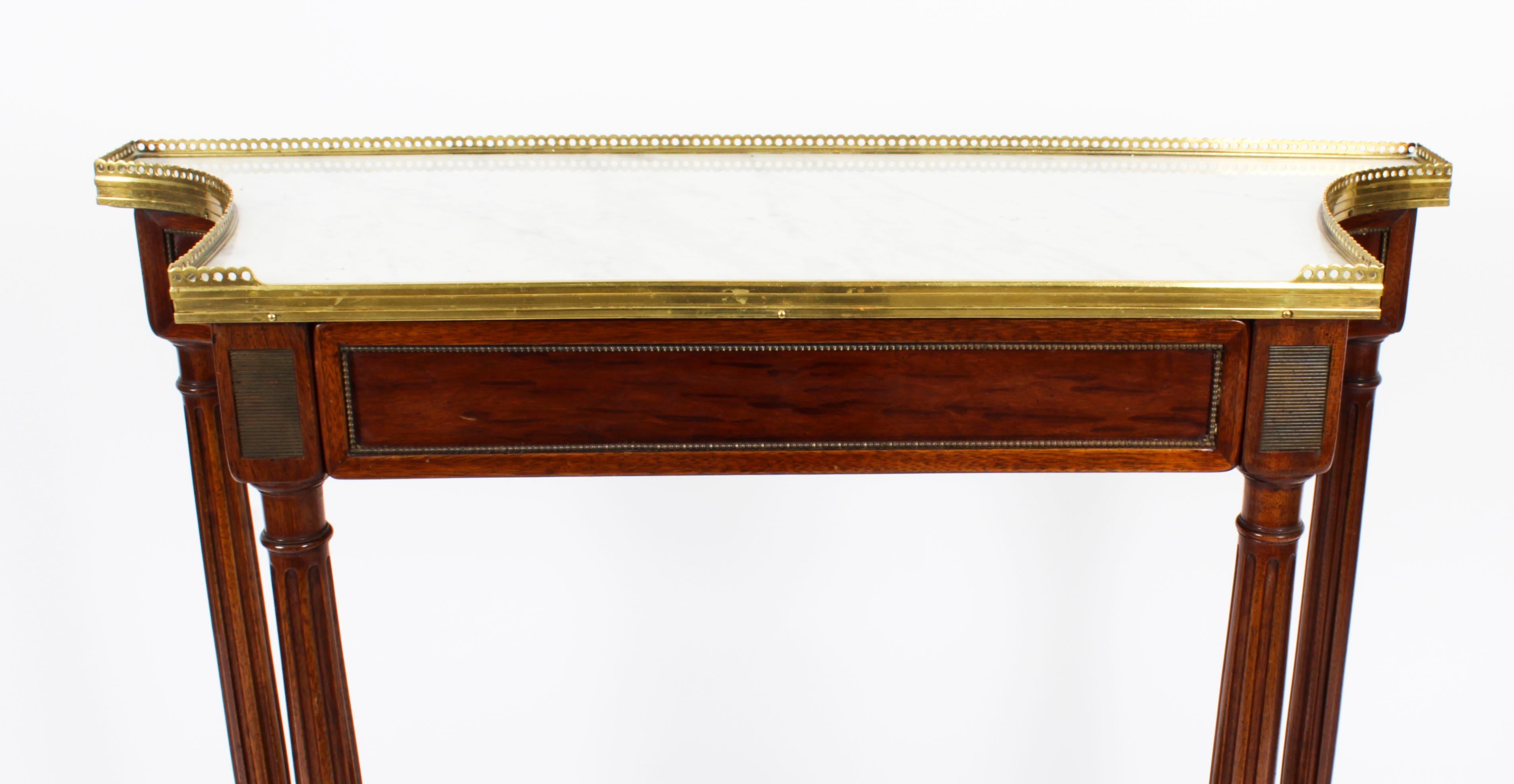 Ancienne table d'appoint console Directoire française 19ème siècle en vente 3