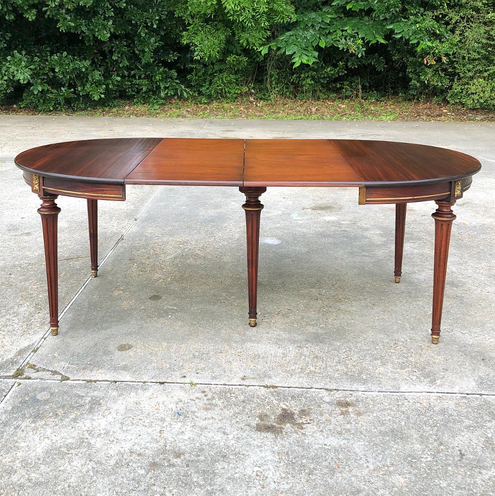 Antique French Directoire Dining Table 'with 2 Leaves' 4