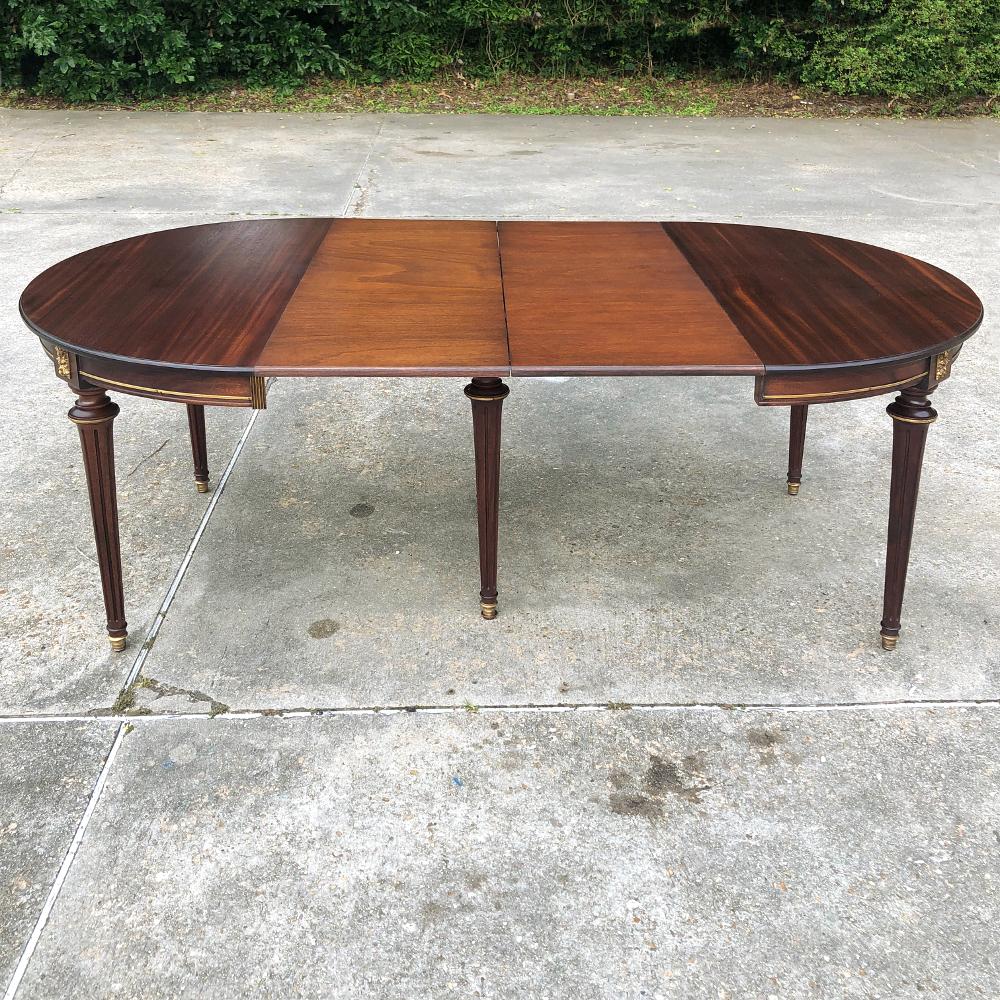 Antique French Directoire Dining Table 'with 2 Leaves' 1
