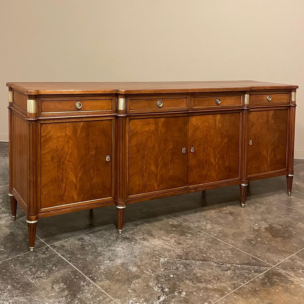 Hand-Crafted Antique French Directoire Mahogany Buffet