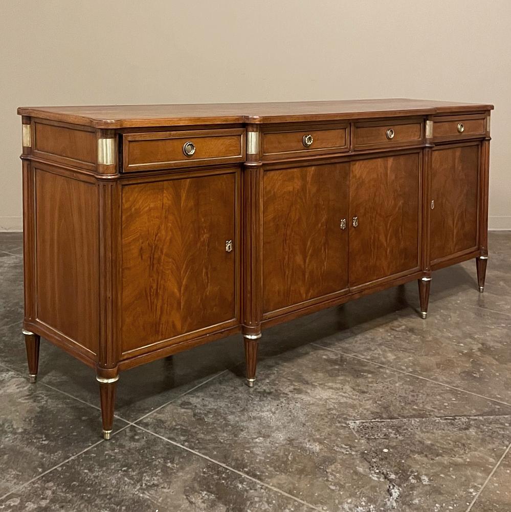Antique French Directoire Mahogany Buffet In Good Condition In Dallas, TX