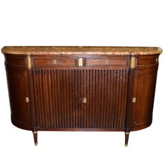 Antique French Directoire Mahogany Buffet