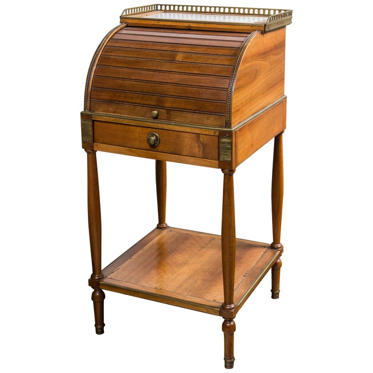 Antique French Directoire Miniature Roll Top Desk For Sale At 1stdibs
