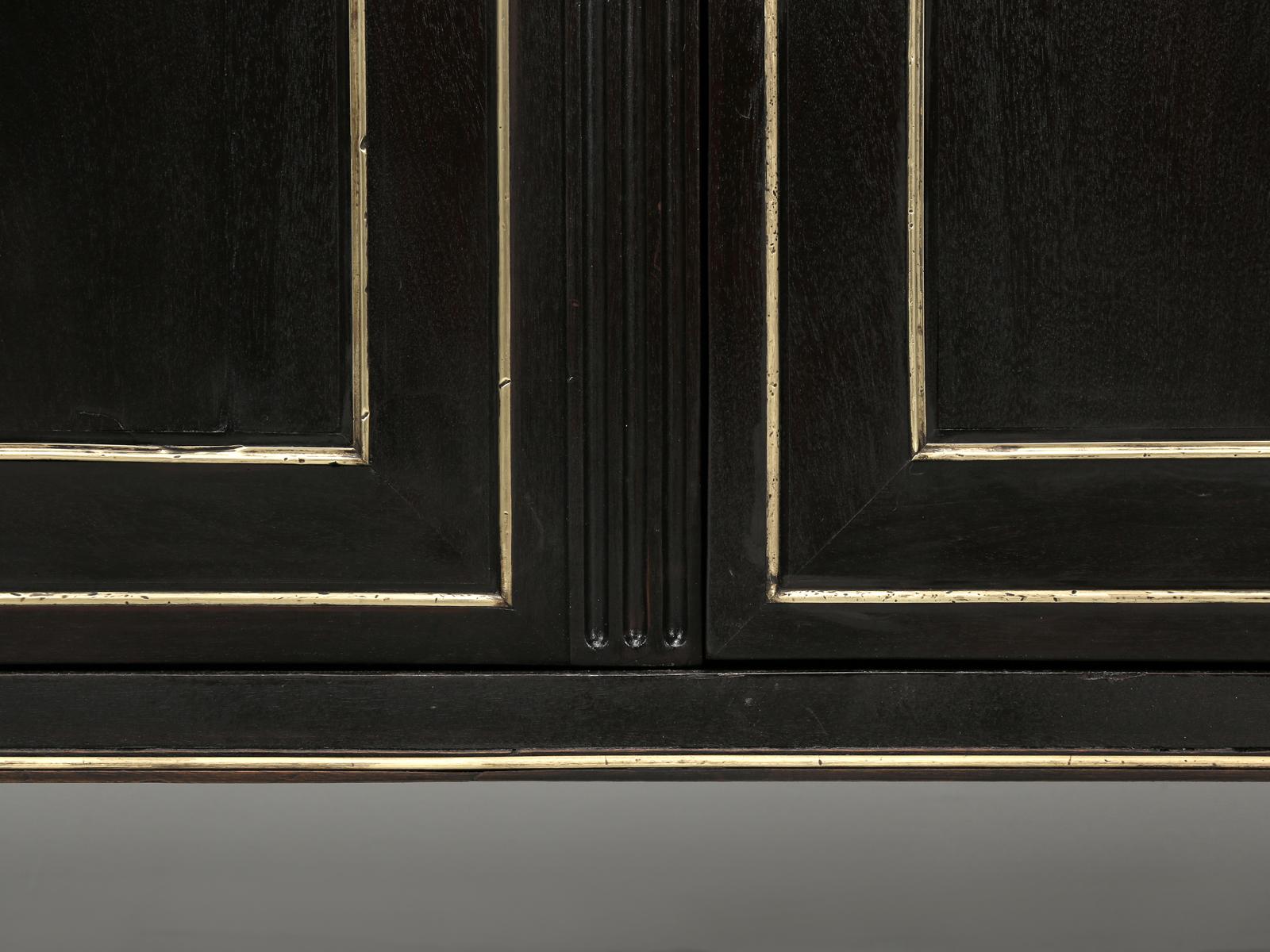 Antique French Directoire Style Buffet Restored in a Deep Rich Brown Stain 7