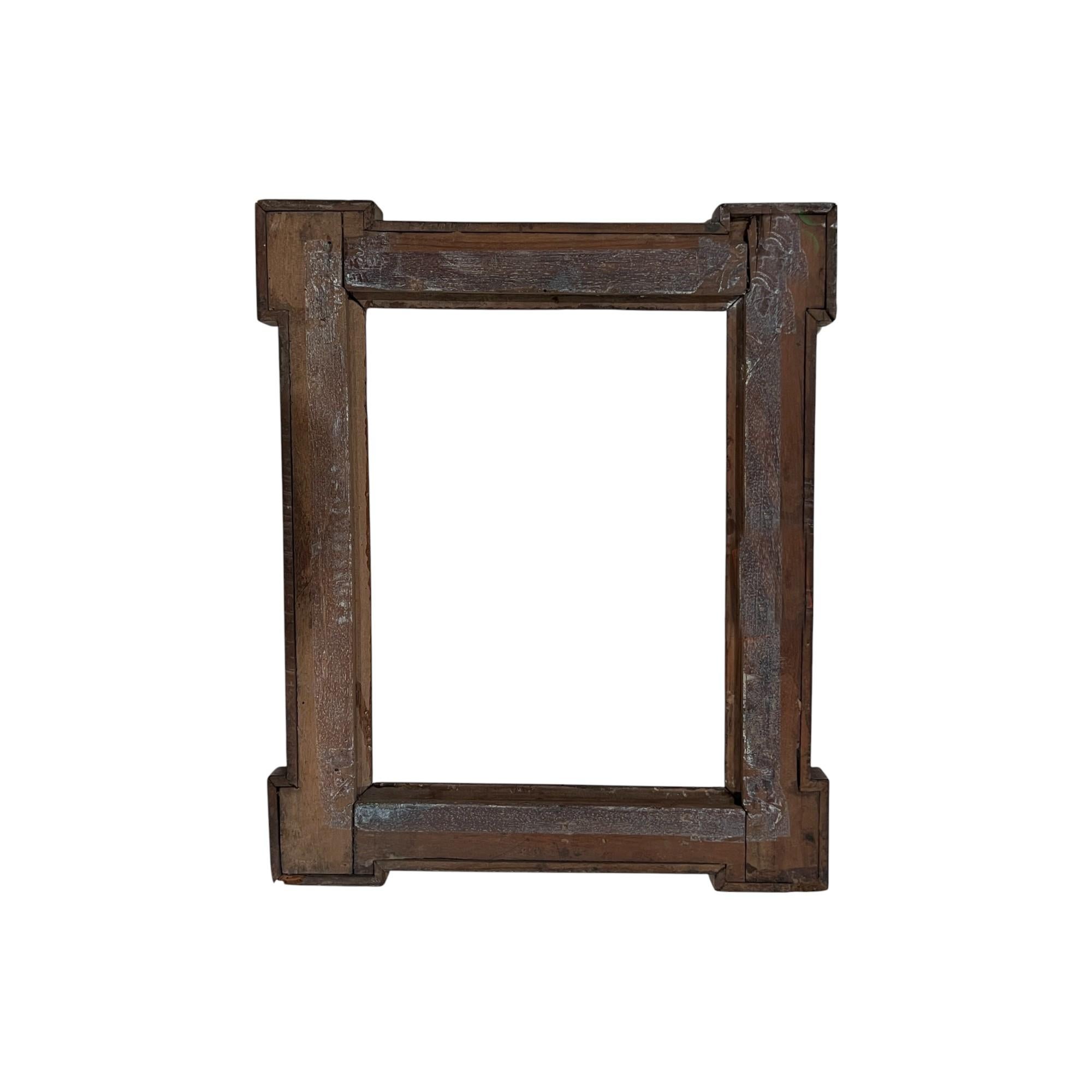 Antique French directoire Nussbaum Rahmen mit Messing - Drei Rahmen (20. Jahrhundert) im Angebot