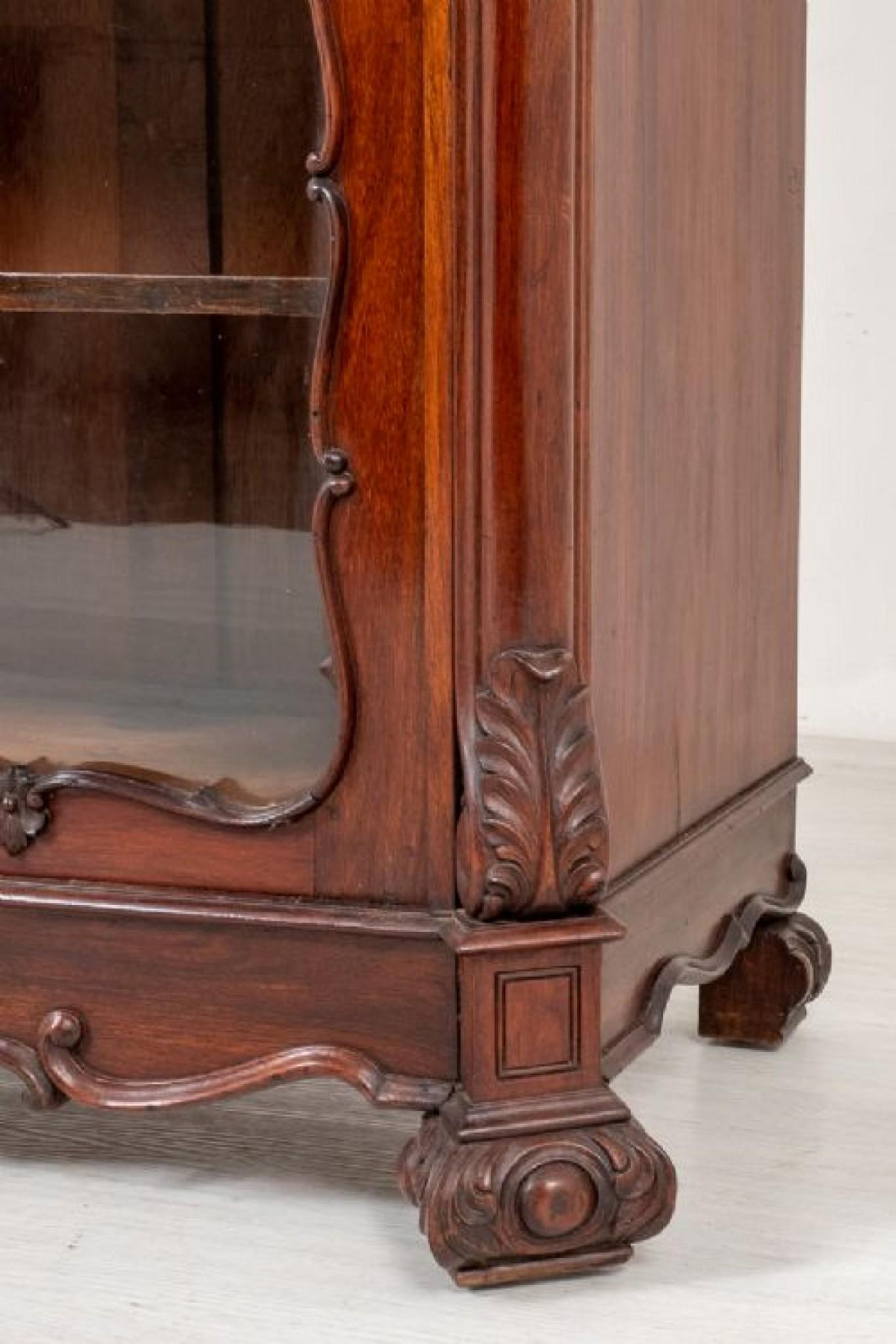 Antique French Display Cabinet, Carved Bijouterie, 1880 3