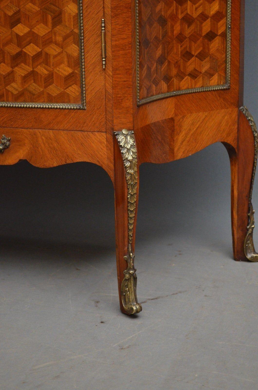 Palissandro Antique French Display Cabinet in vendita