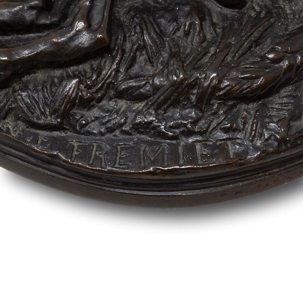 Antique French Dog Bronze Sculpture by Emmanuel Fremiet 5