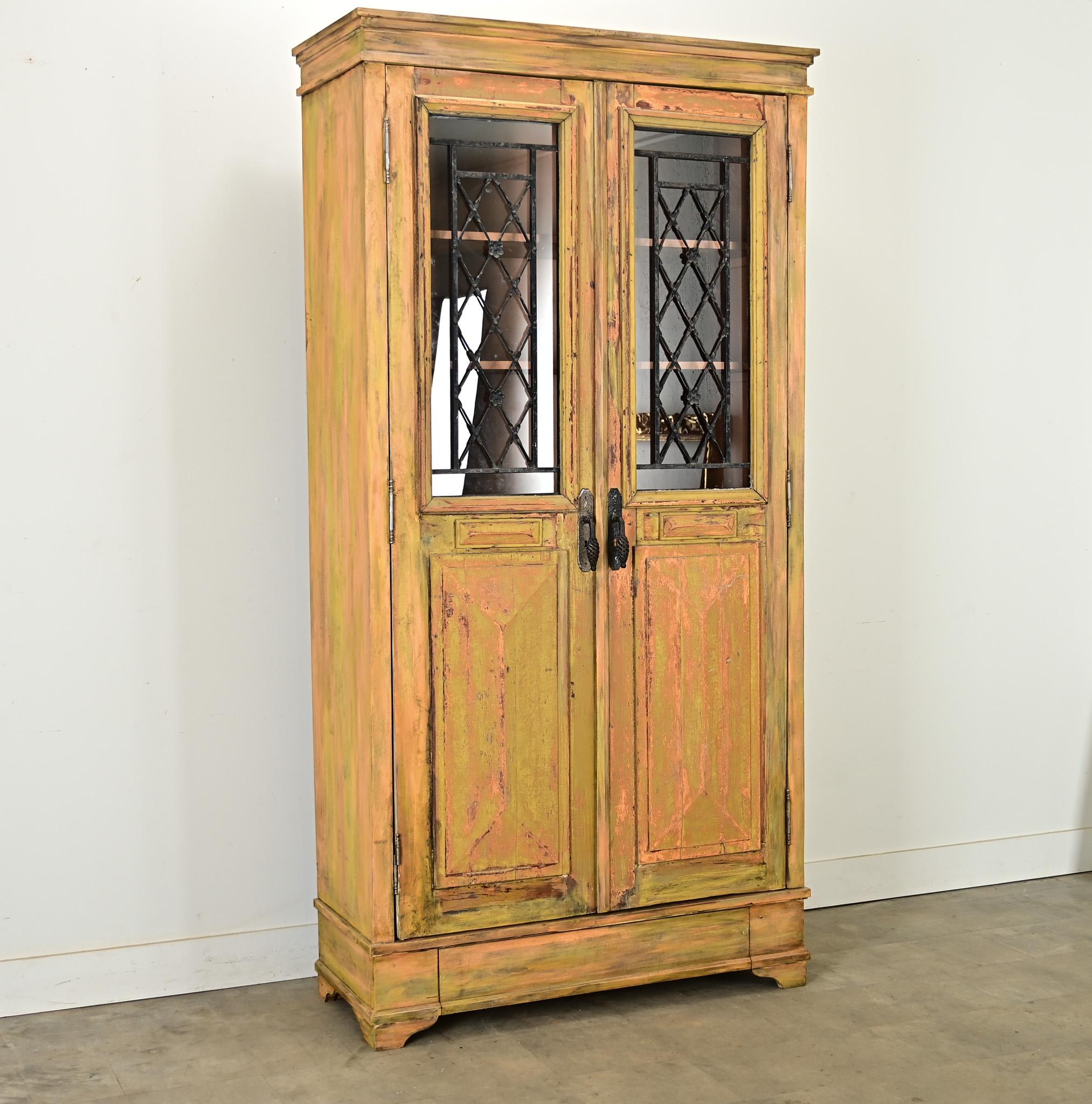 French Provincial Antique French Door Bibliothèque For Sale