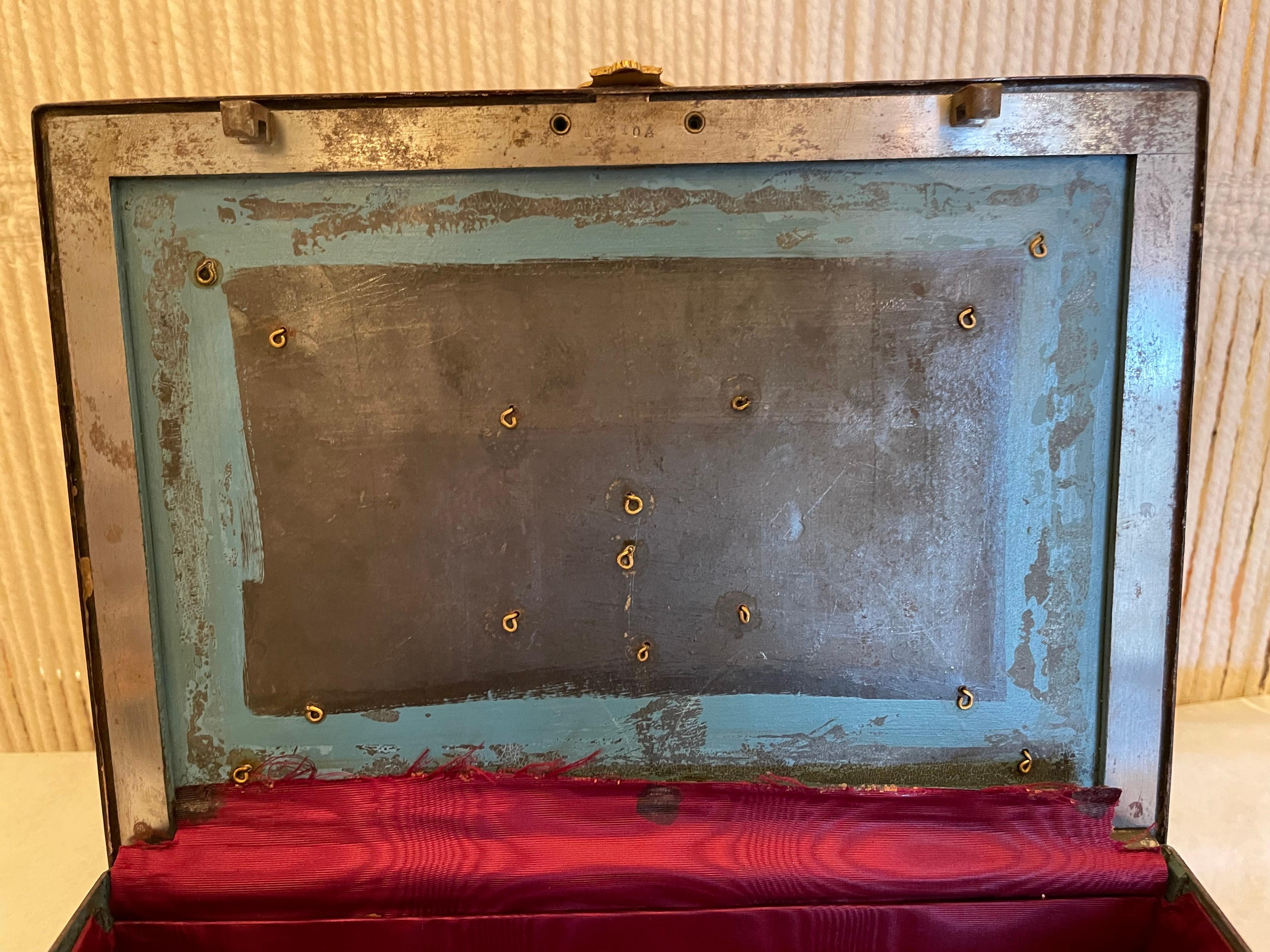 Antique French D'Ore Bronze 2nd Empire Box, Napoleon III For Sale 3