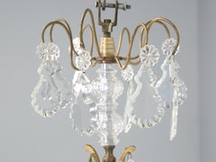 Antique French Doré Bronze Exquisite Chandelier Set Up for Candles Mid-1800s