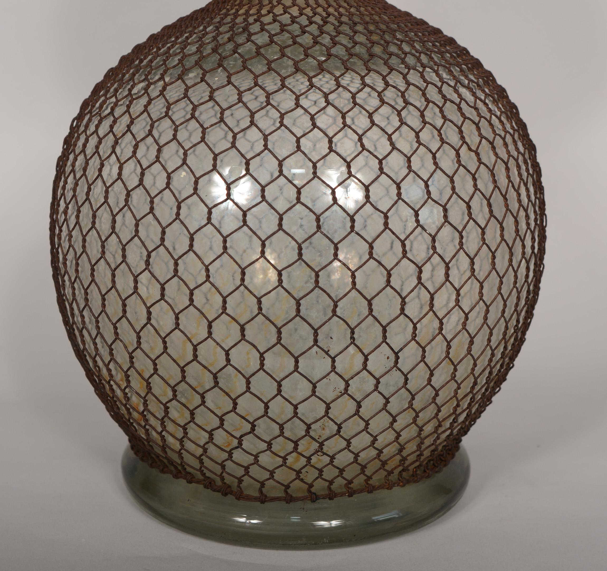 20th Century Antique French Double Gourd Seltzer Bottle