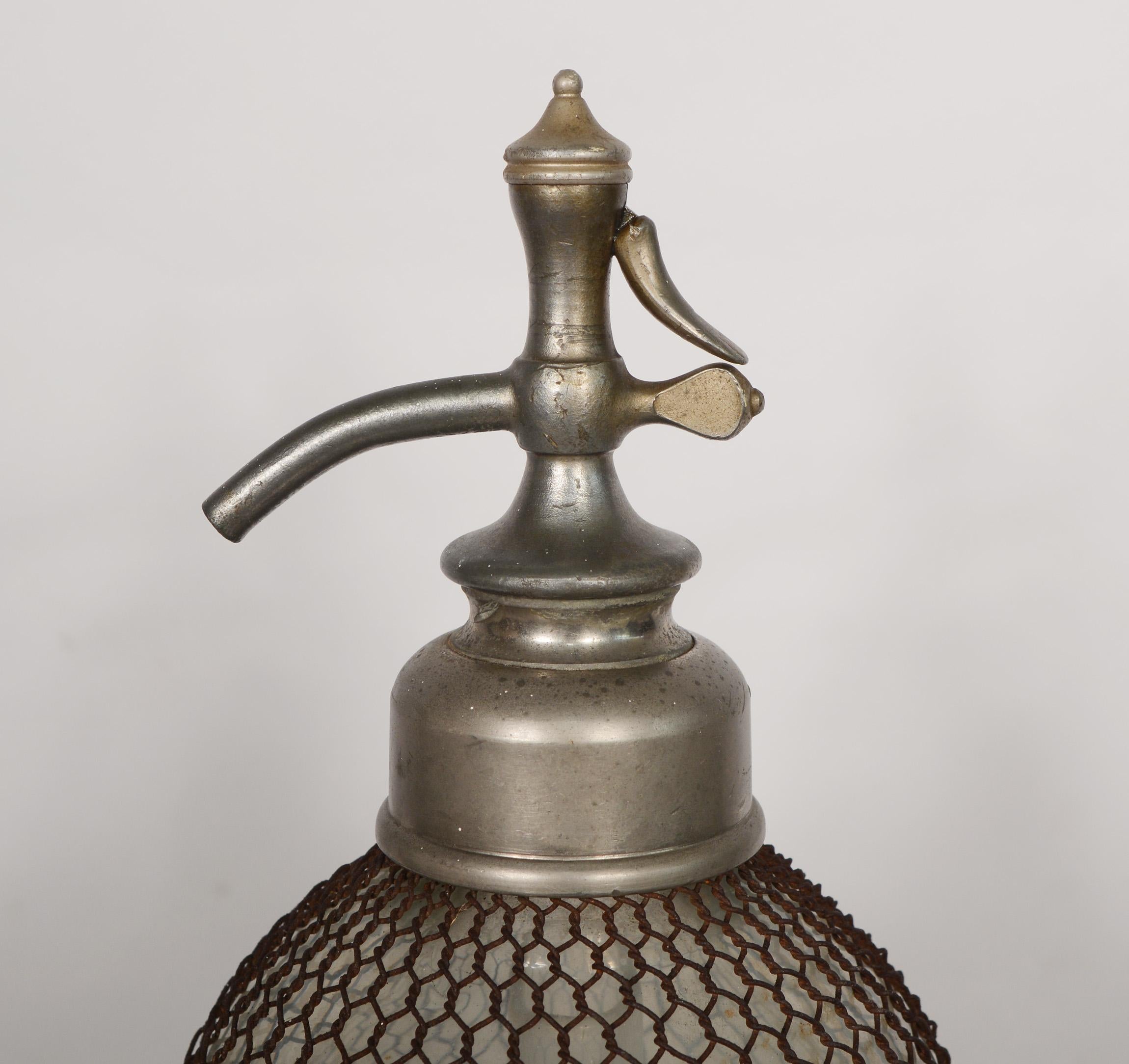 Antique French Double Gourd Seltzer Bottle 2