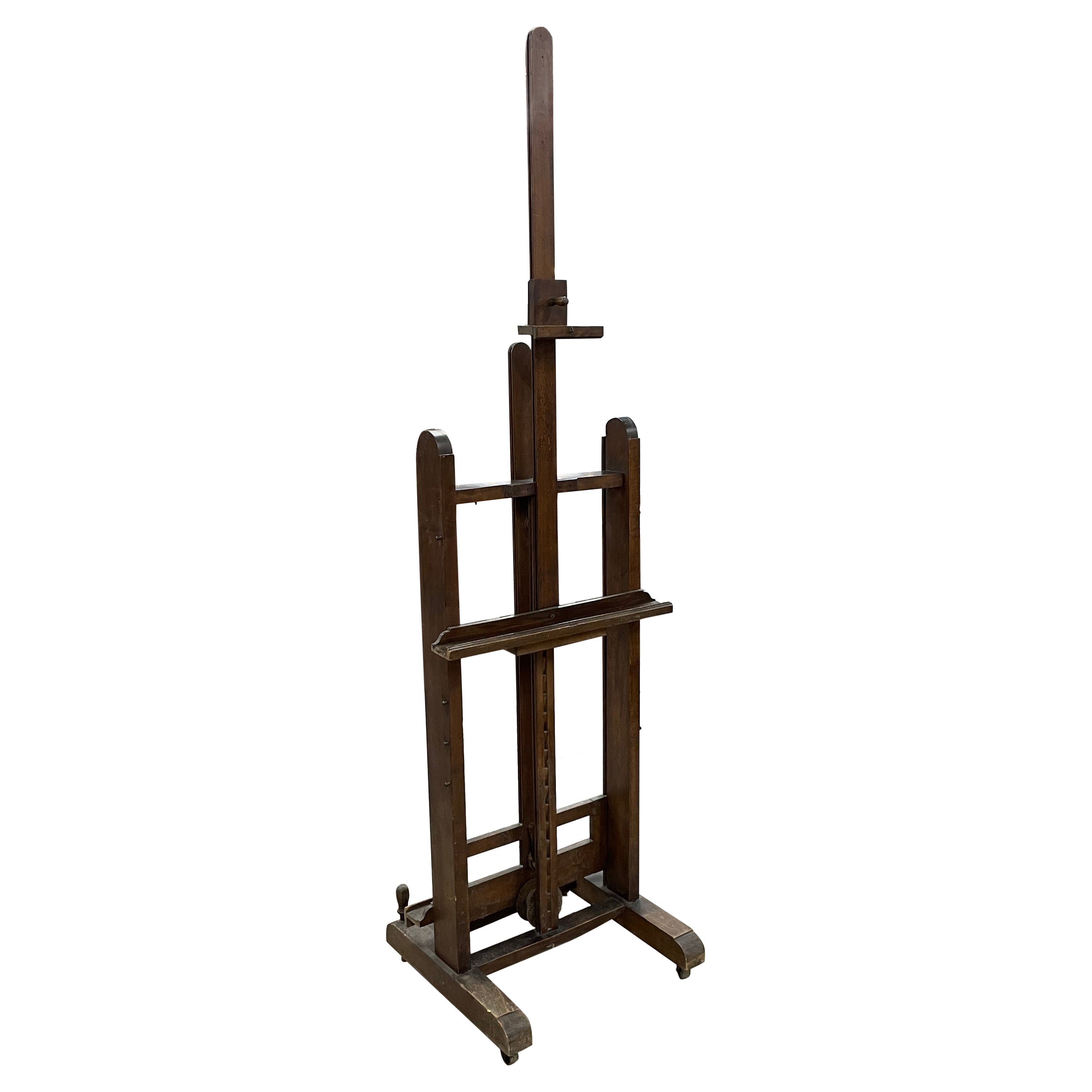Antique French Double Sided Artist Easel