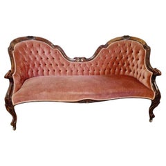 Antique French Double Spoon Sofa
