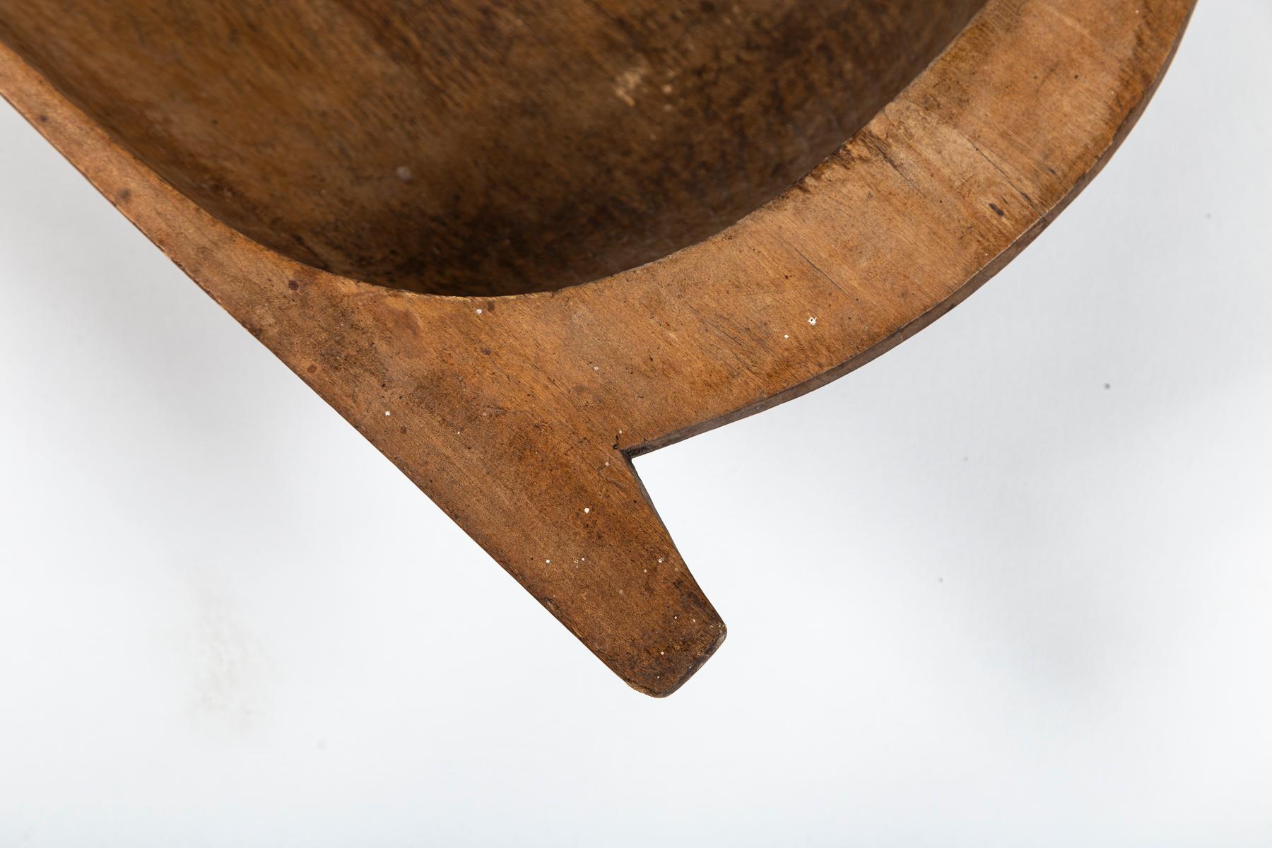 Sculpté à la main Bol à pâtes français ancien, début du 20e siècle en vente