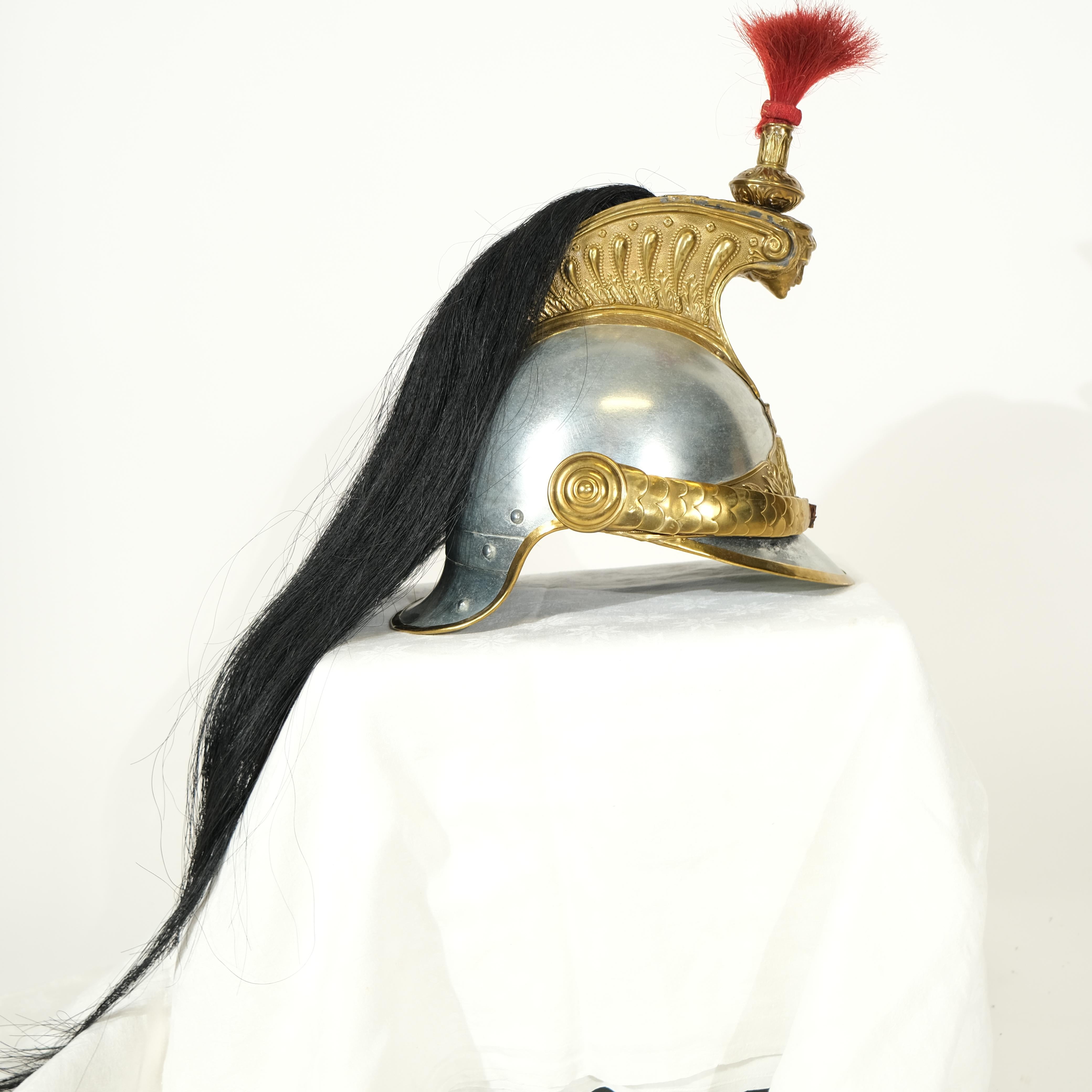 Antique French Dragoon-helmet. Model 1874. 1